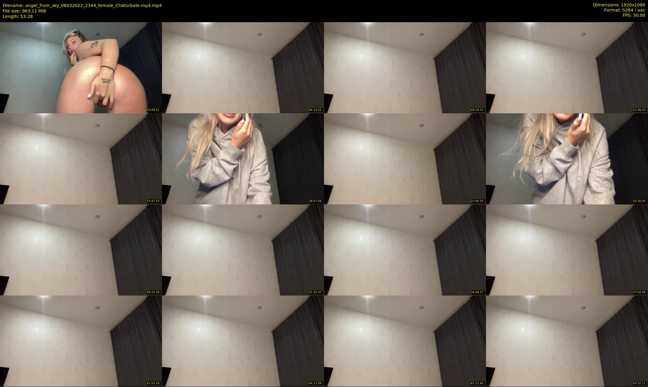 angel_from_sky — 54 minute Chaturbate female cam show recording, 1080p, Mar 6, 2022