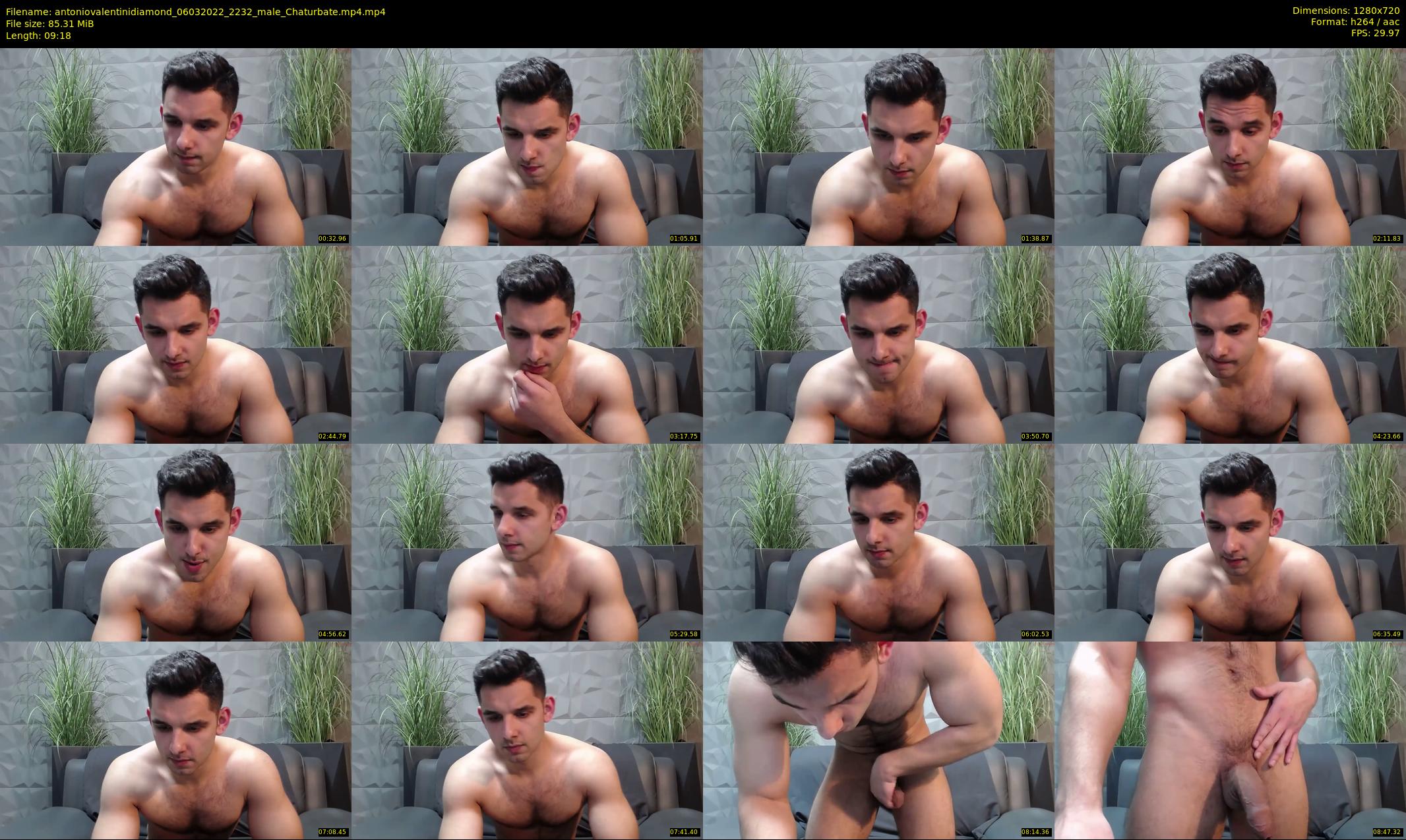 antoniovalentinidiamond — 10 minute Chaturbate male cam show recording, 720p, Mar 6, 2022