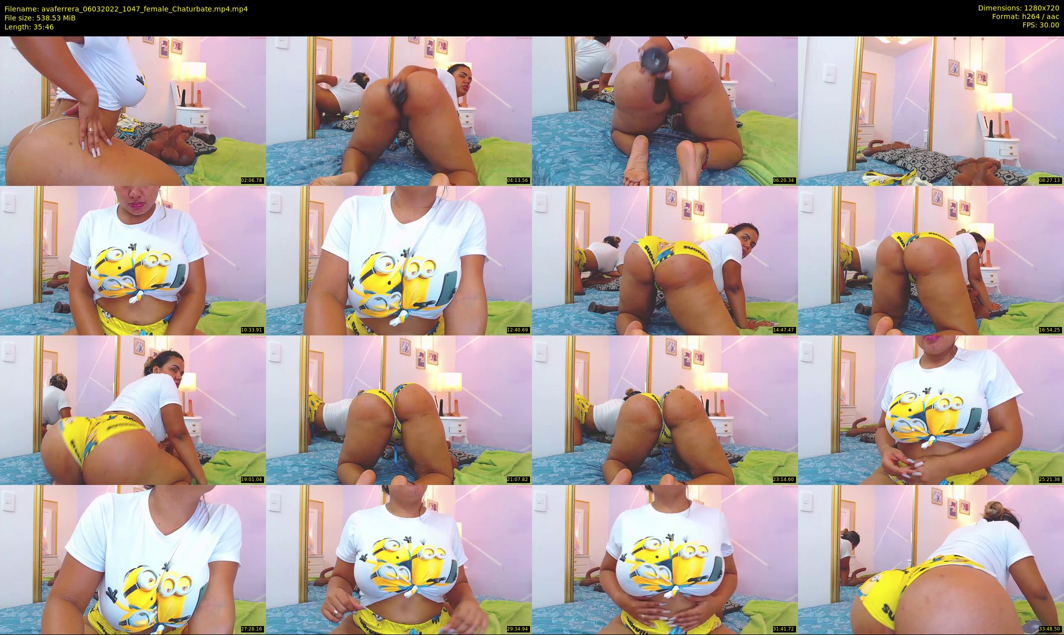 avaferrera — 36 minute Chaturbate female cam show recording, 720p, Mar 6, 2022