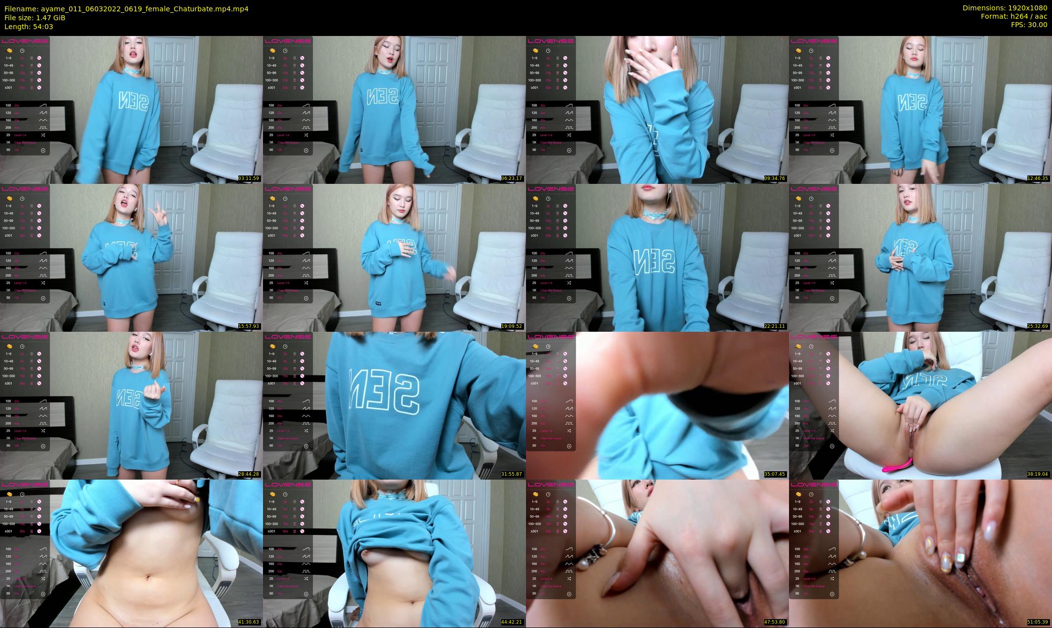ayame_011 — 55 minute Chaturbate female cam show recording, 1080p, Mar 6, 2022