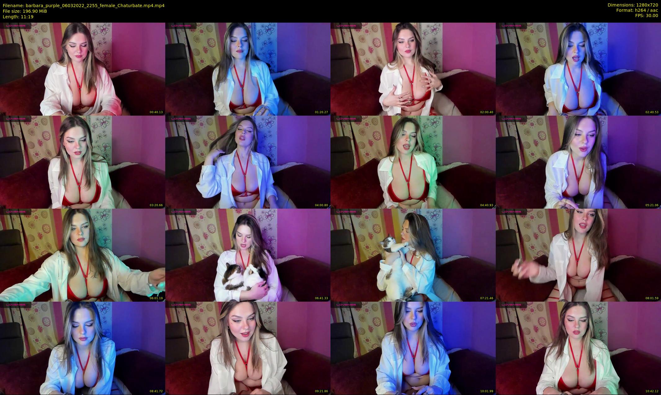 barbara_purple — 12 minute Chaturbate female cam show recording, 720p, Mar 6, 2022