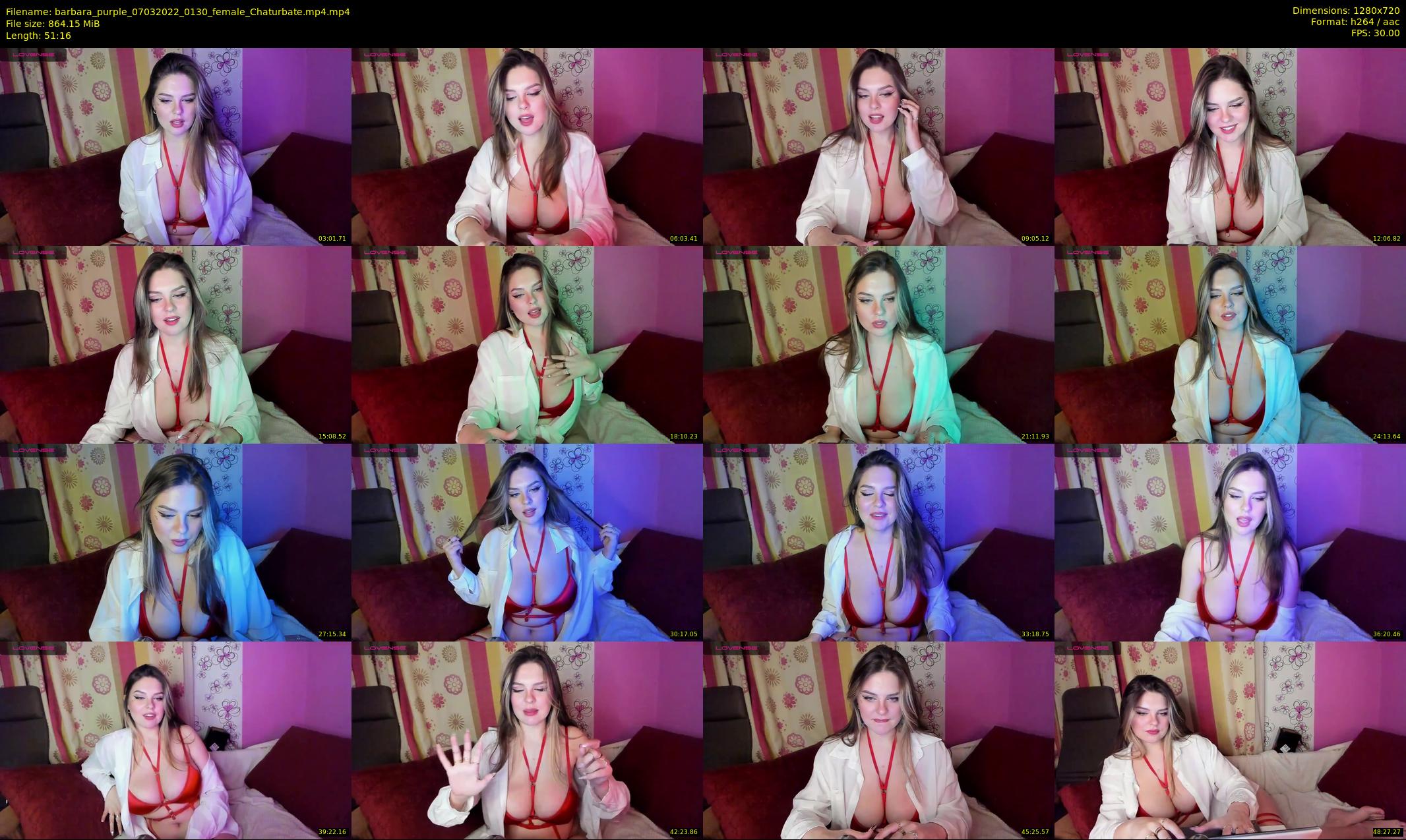 barbara_purple — 52 minute Chaturbate female cam show recording, 720p, Mar 7, 2022