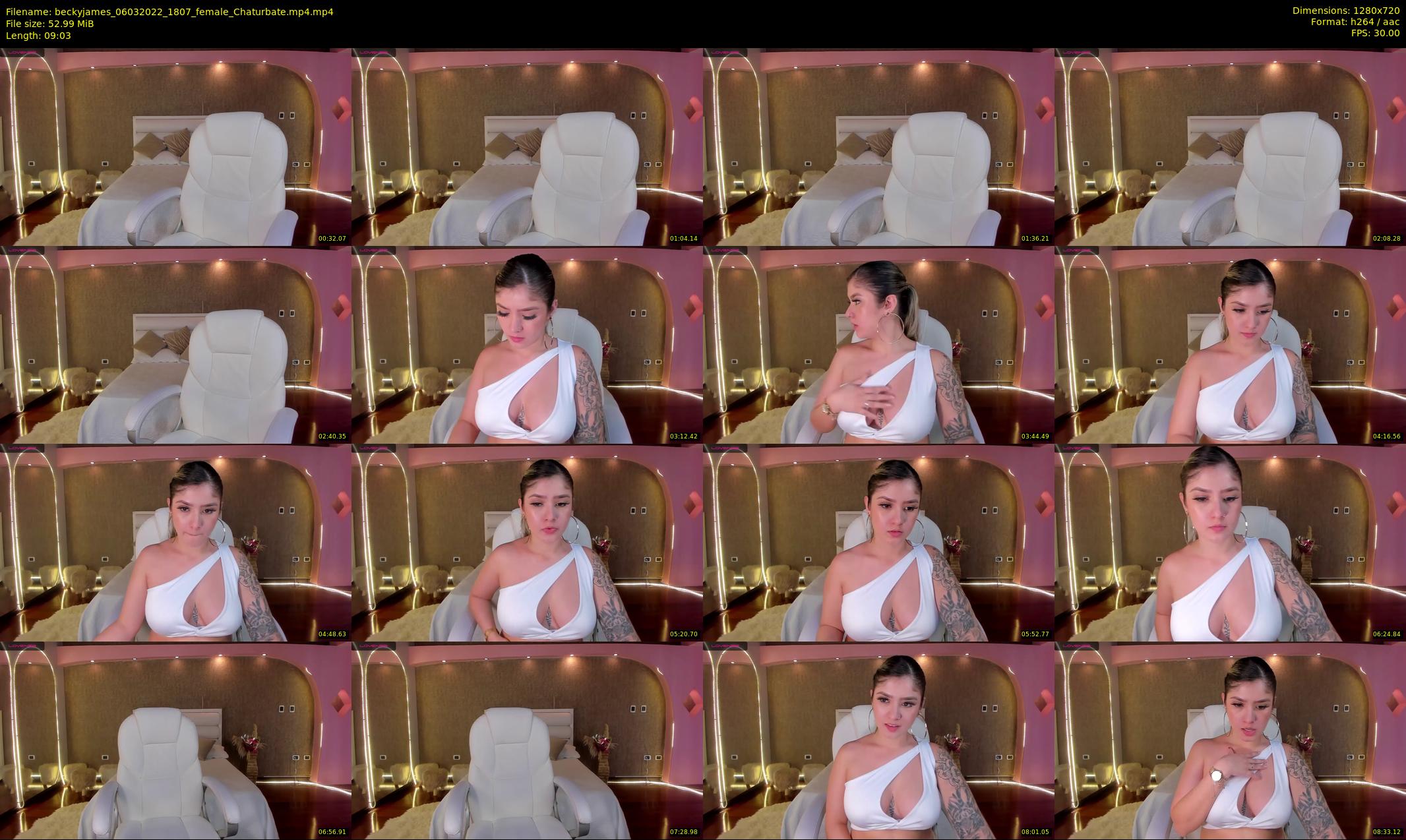 beckyjames — 10 minute Chaturbate female cam show recording, 720p, Mar 6, 2022