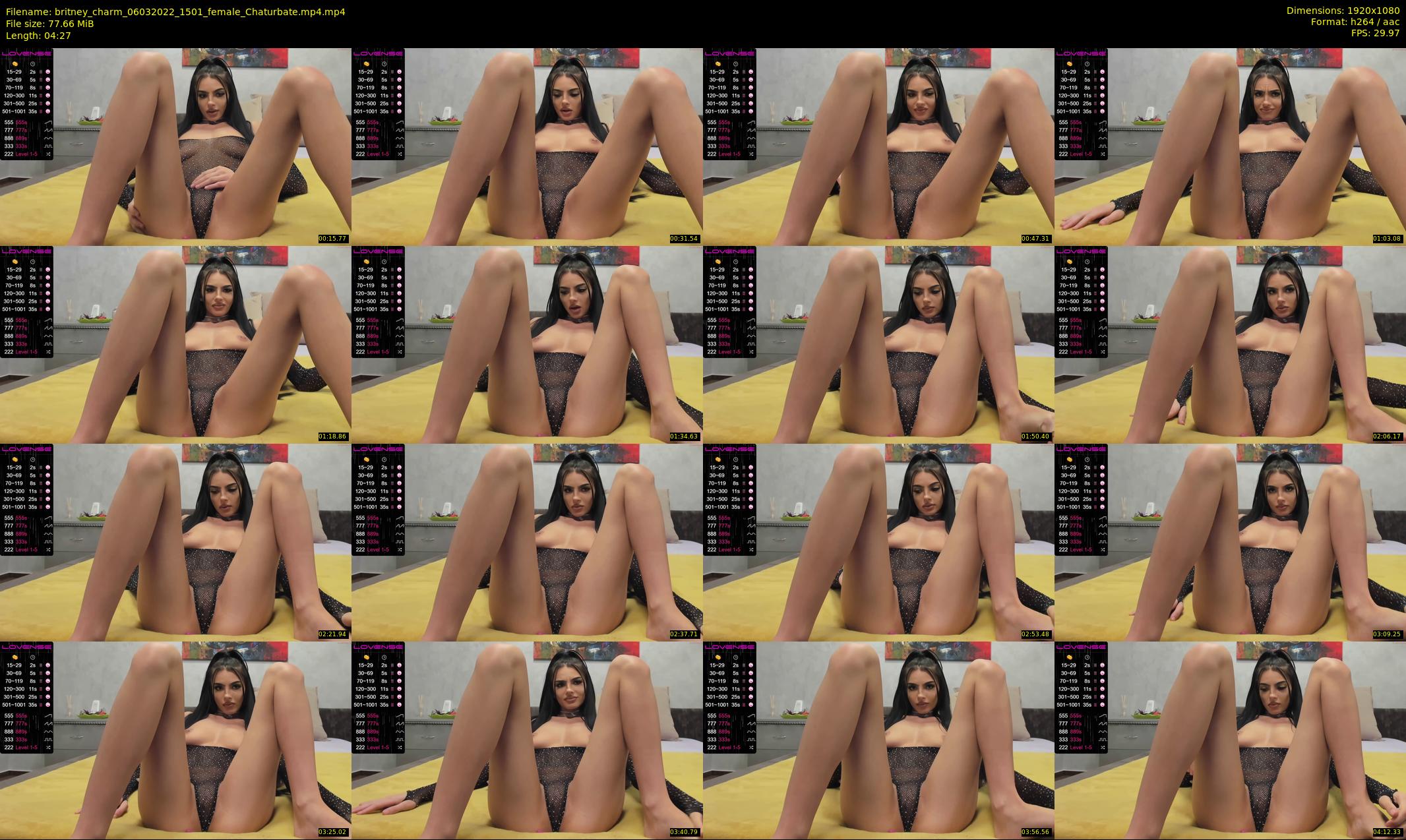 britney_charm — 5 minute Chaturbate female cam show recording, 1080p, Mar 6, 2022