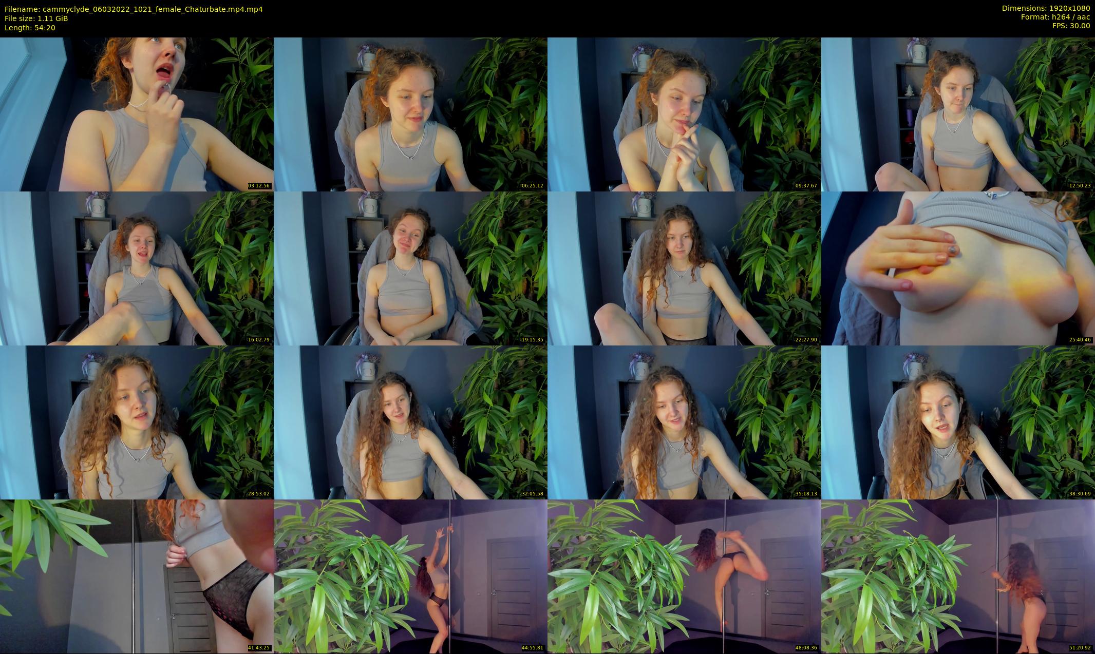cammyclyde — 55 minute Chaturbate female cam show recording, 1080p, Mar 6, 2022