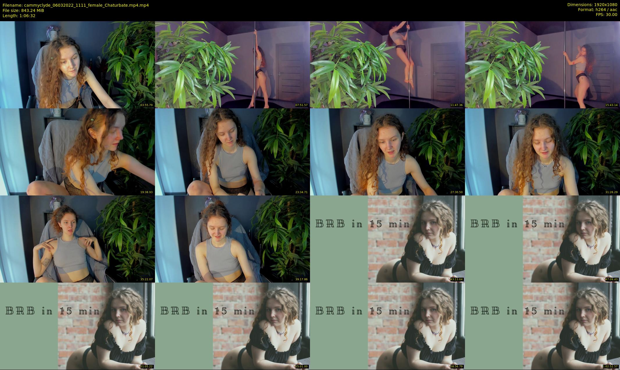cammyclyde — 67 minute Chaturbate female cam show recording, 1080p, Mar 6, 2022