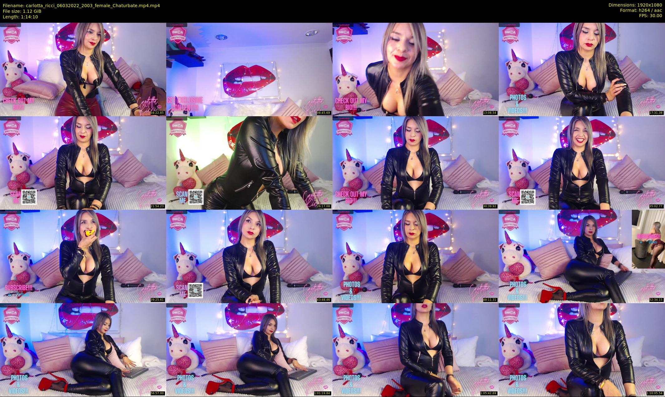 carlotta_ricci — 75 minute Chaturbate female cam show recording, 1080p, Mar 6, 2022
