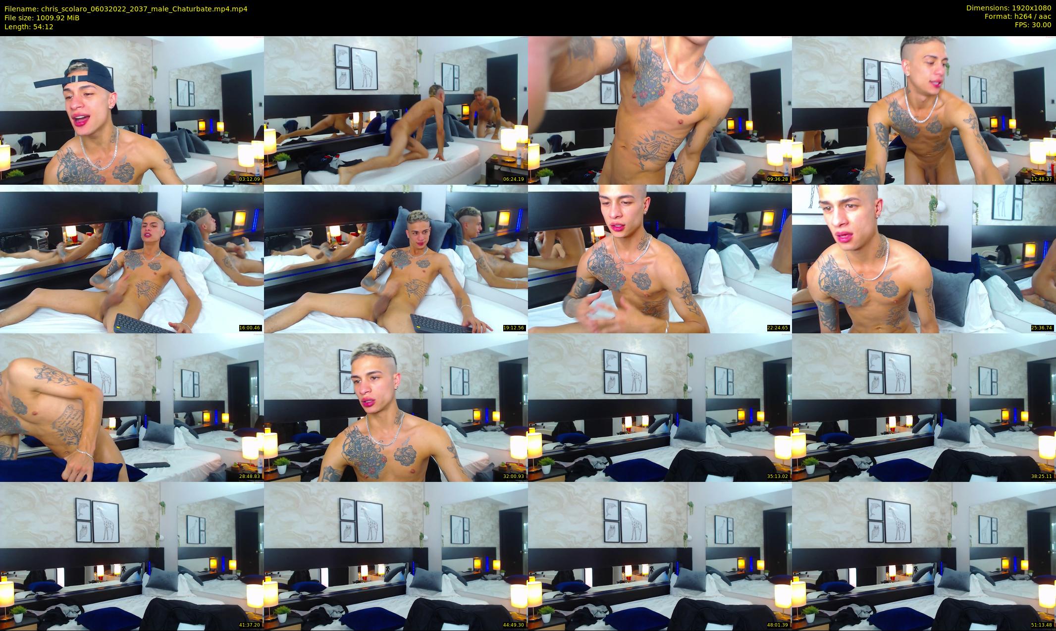 chris_scolaro — 55 minute Chaturbate male cam show recording, 1080p, Mar 6, 2022