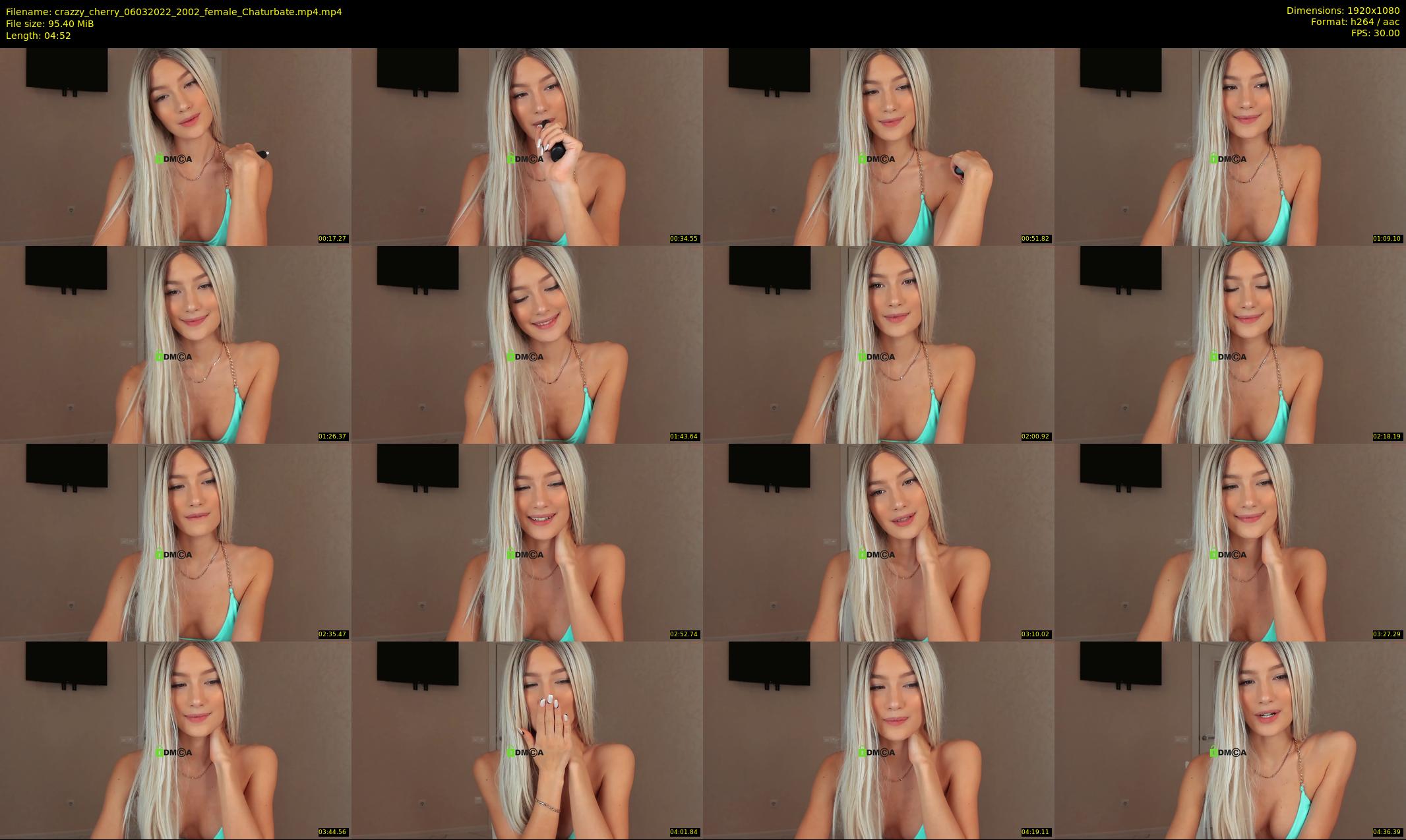 crazzy_cherry — 5 minute Chaturbate female cam show recording, 1080p, Mar 6, 2022