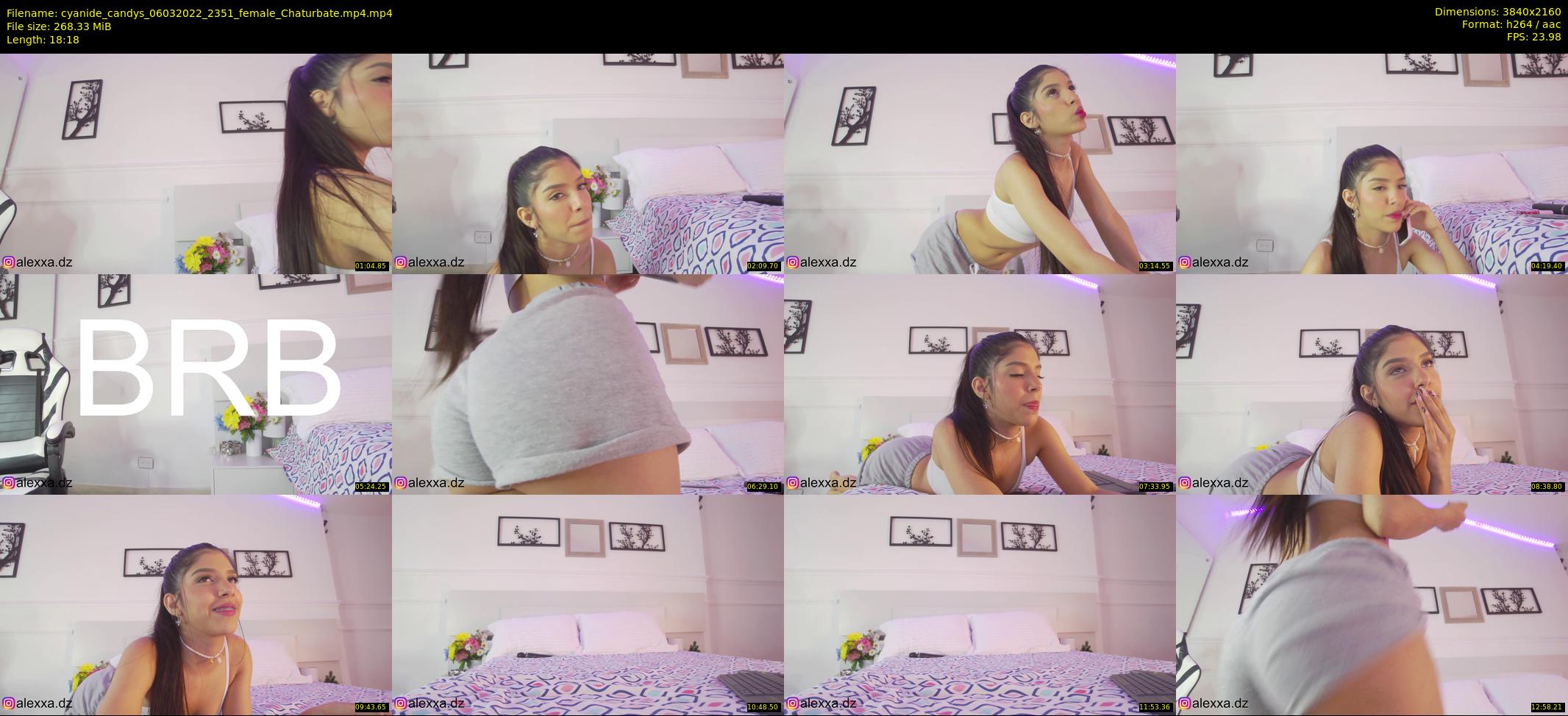 cyanide_candys — 19 minute Chaturbate female cam show recording, 4K, Mar 6, 2022