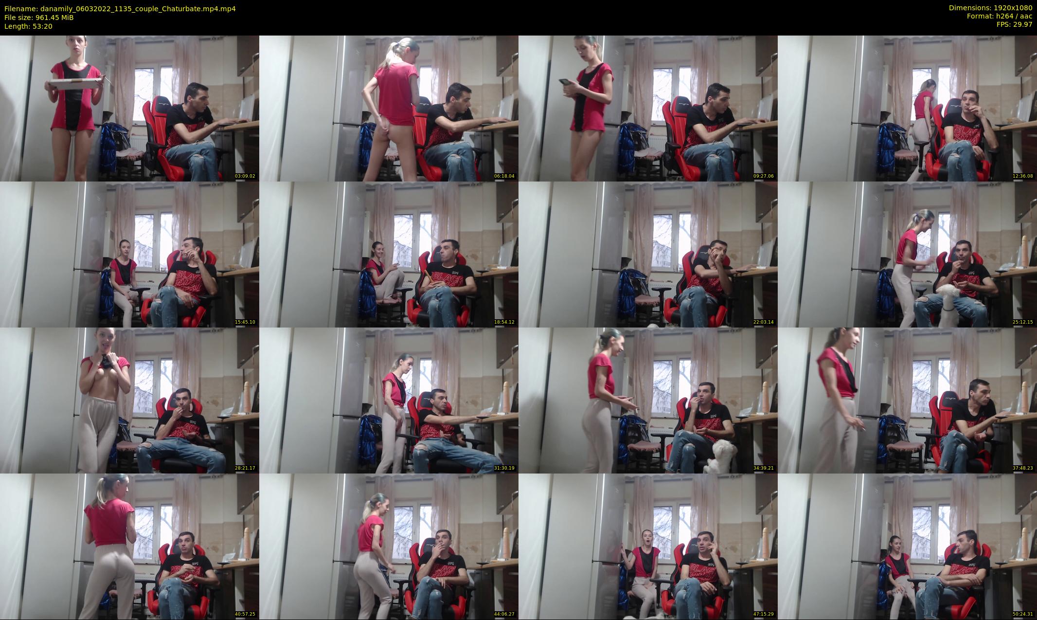 danamily — 54 minute Chaturbate female cam show recording, 1080p, Mar 6, 2022