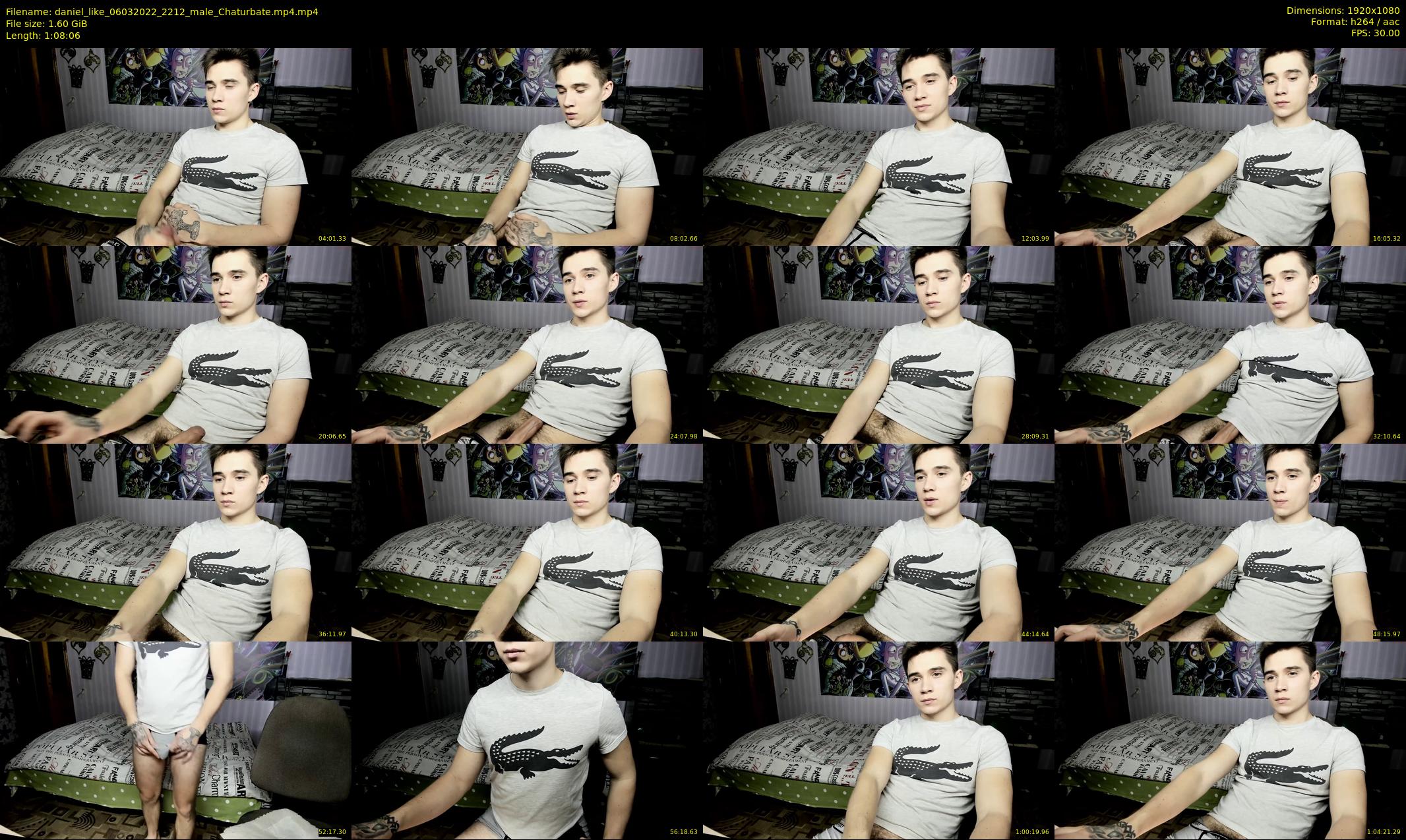 daniel_like — 69 minute Chaturbate male cam show recording, 1080p, Mar 6, 2022