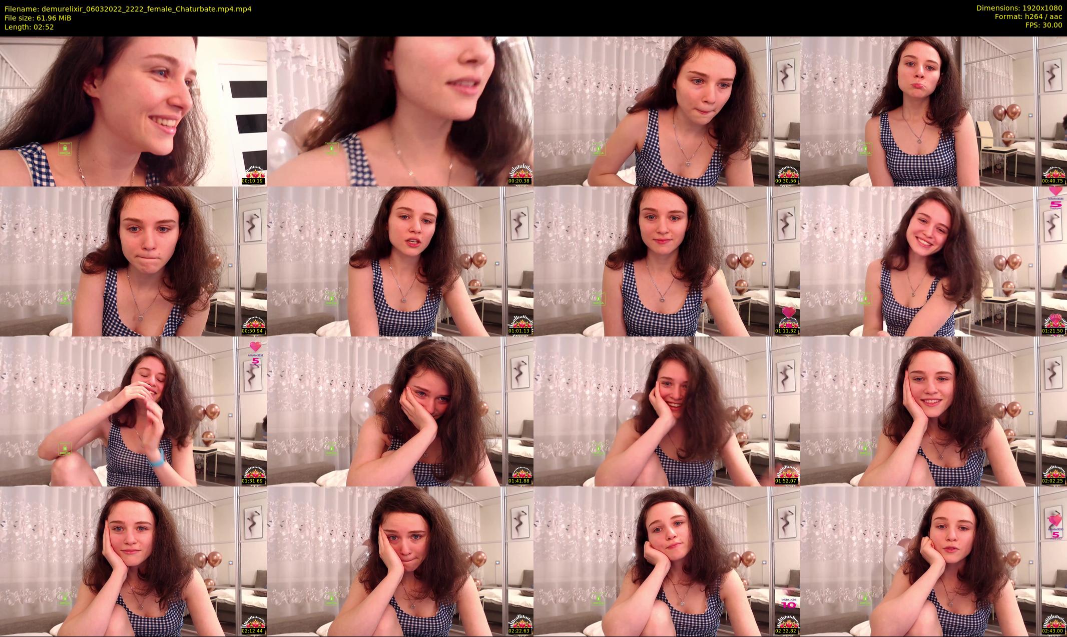 demurelixir — 3 minute Chaturbate female cam show recording, 1080p, Mar 6, 2022