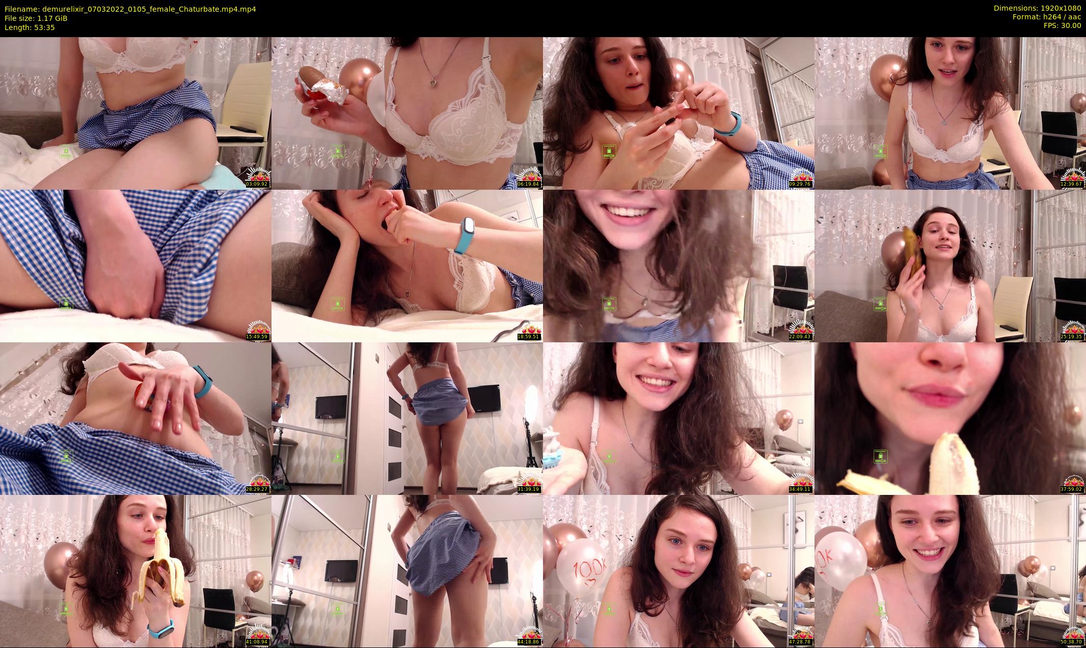 demurelixir — 54 minute Chaturbate female cam show recording, 1080p, Mar 7, 2022
