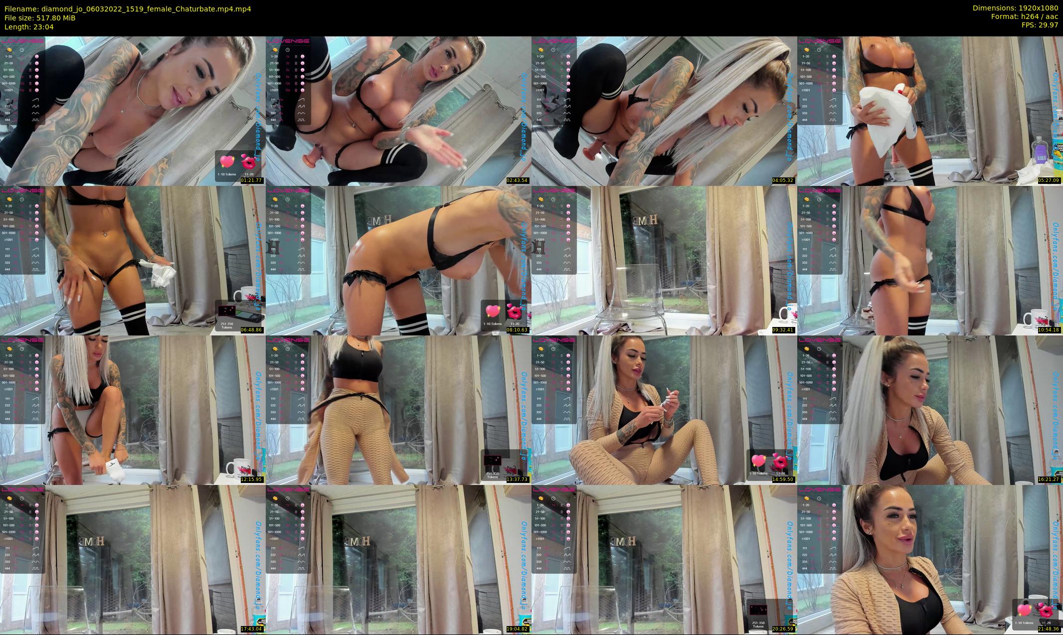 diamond_jo — 24 minute Chaturbate female cam show recording, 1080p, Mar 6, 2022