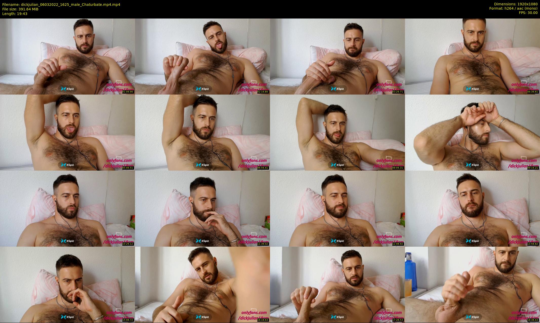 dickjulian — 20 minute Chaturbate male cam show recording, 1080p, Mar 6, 2022