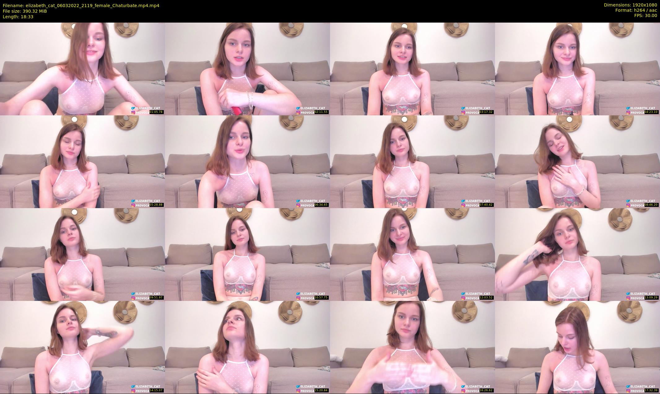 elizabeth_cat — 19 minute Chaturbate female cam show recording, 1080p, Mar 6, 2022