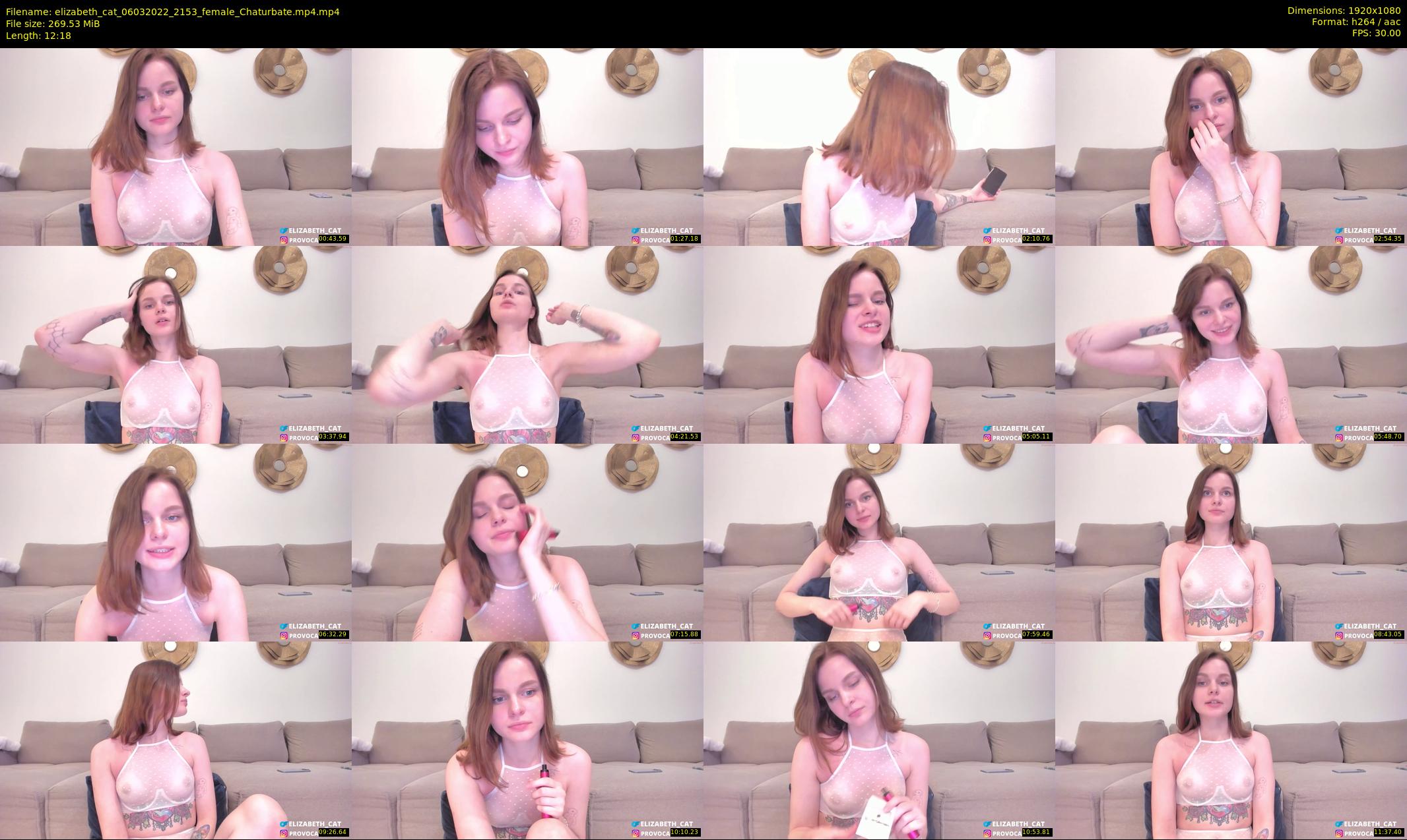 elizabeth_cat — 13 minute Chaturbate female cam show recording, 1080p, Mar 6, 2022