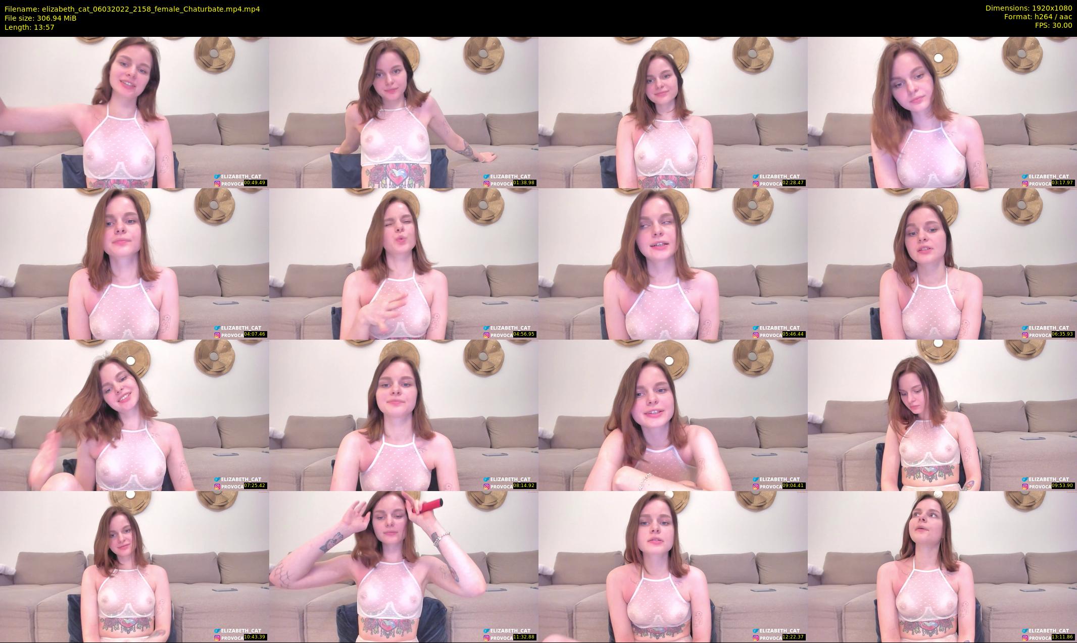 elizabeth_cat — 14 minute Chaturbate female cam show recording, 1080p, Mar 6, 2022