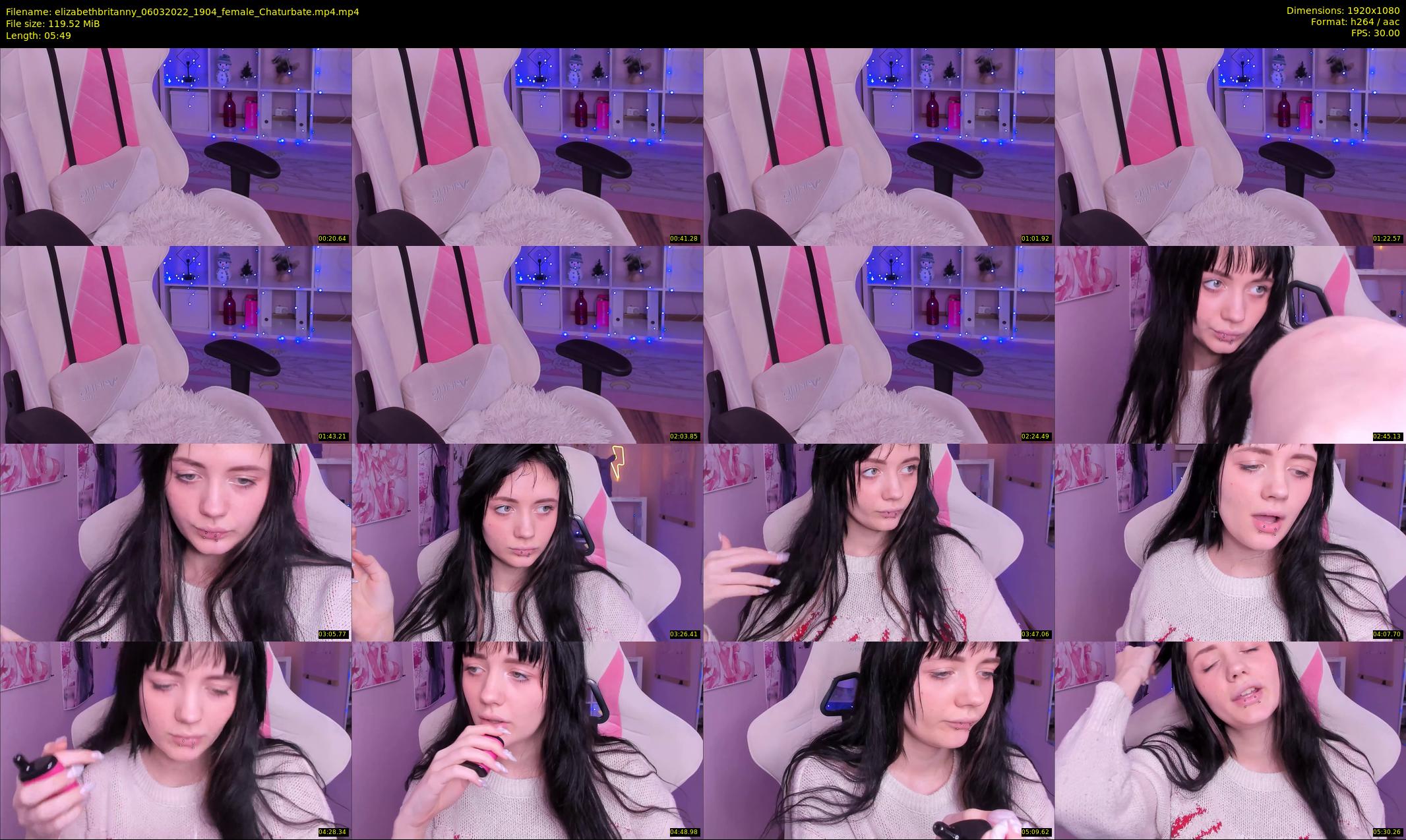 elizabethbritanny — 6 minute Chaturbate female cam show recording, 1080p, Mar 6, 2022