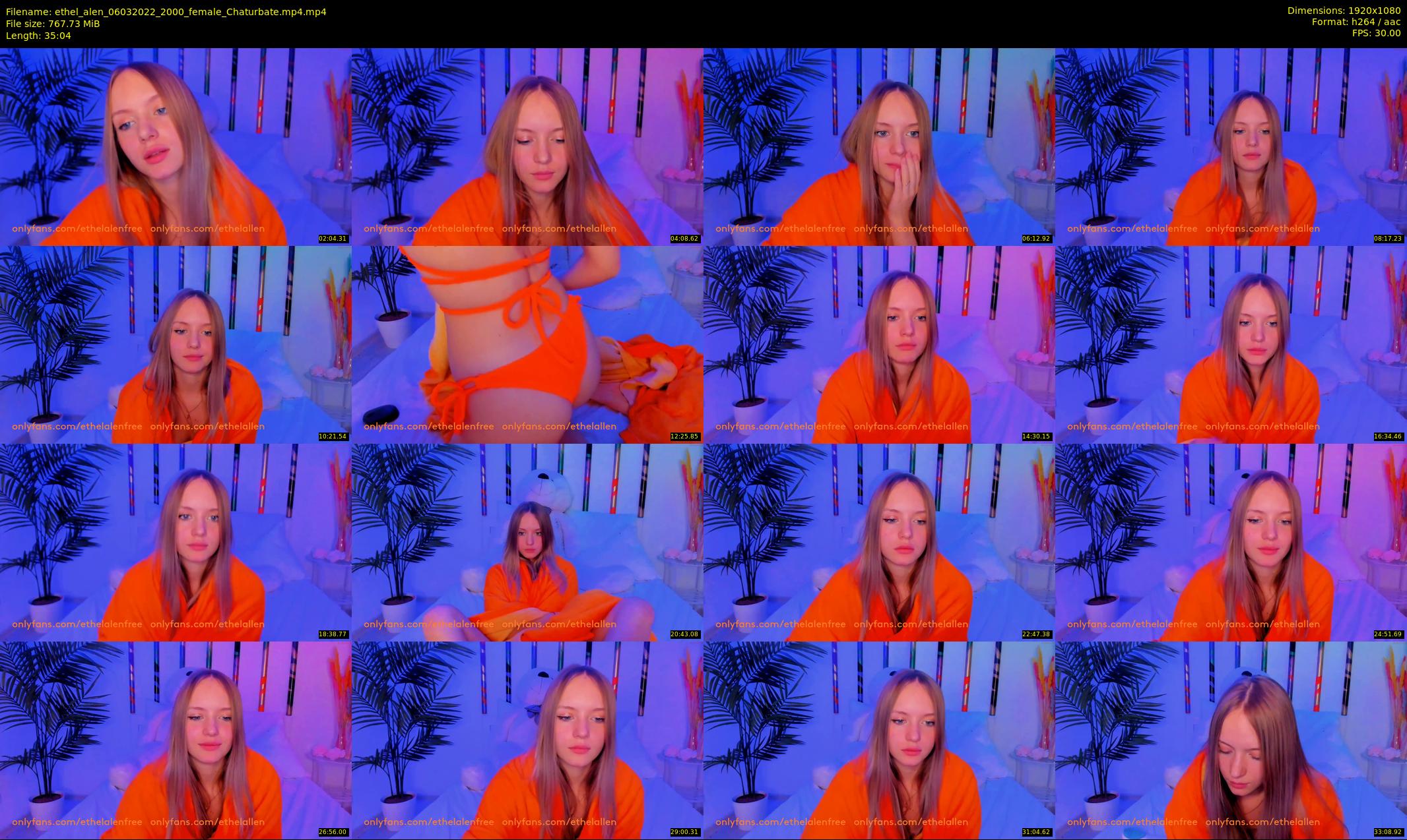 ethel_alen — 36 minute Chaturbate female cam show recording, 1080p, Mar 6, 2022