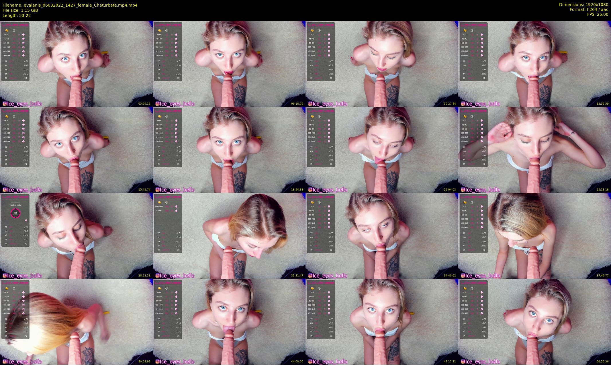 evalanis — 54 minute Chaturbate couple cam show recording, 1080p, Mar 6, 2022
