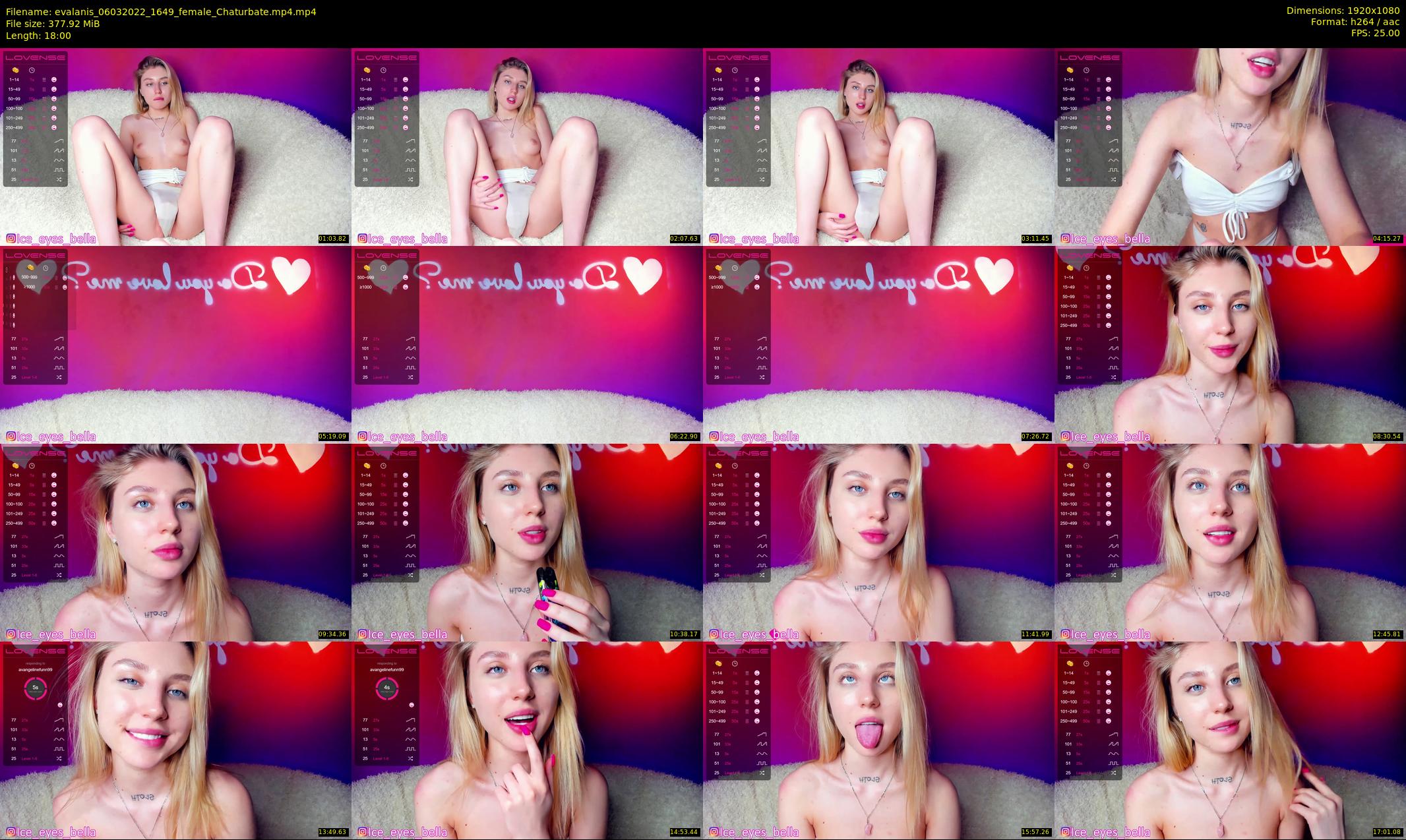evalanis — 18 minute Chaturbate couple cam show recording, 1080p, Mar 6, 2022