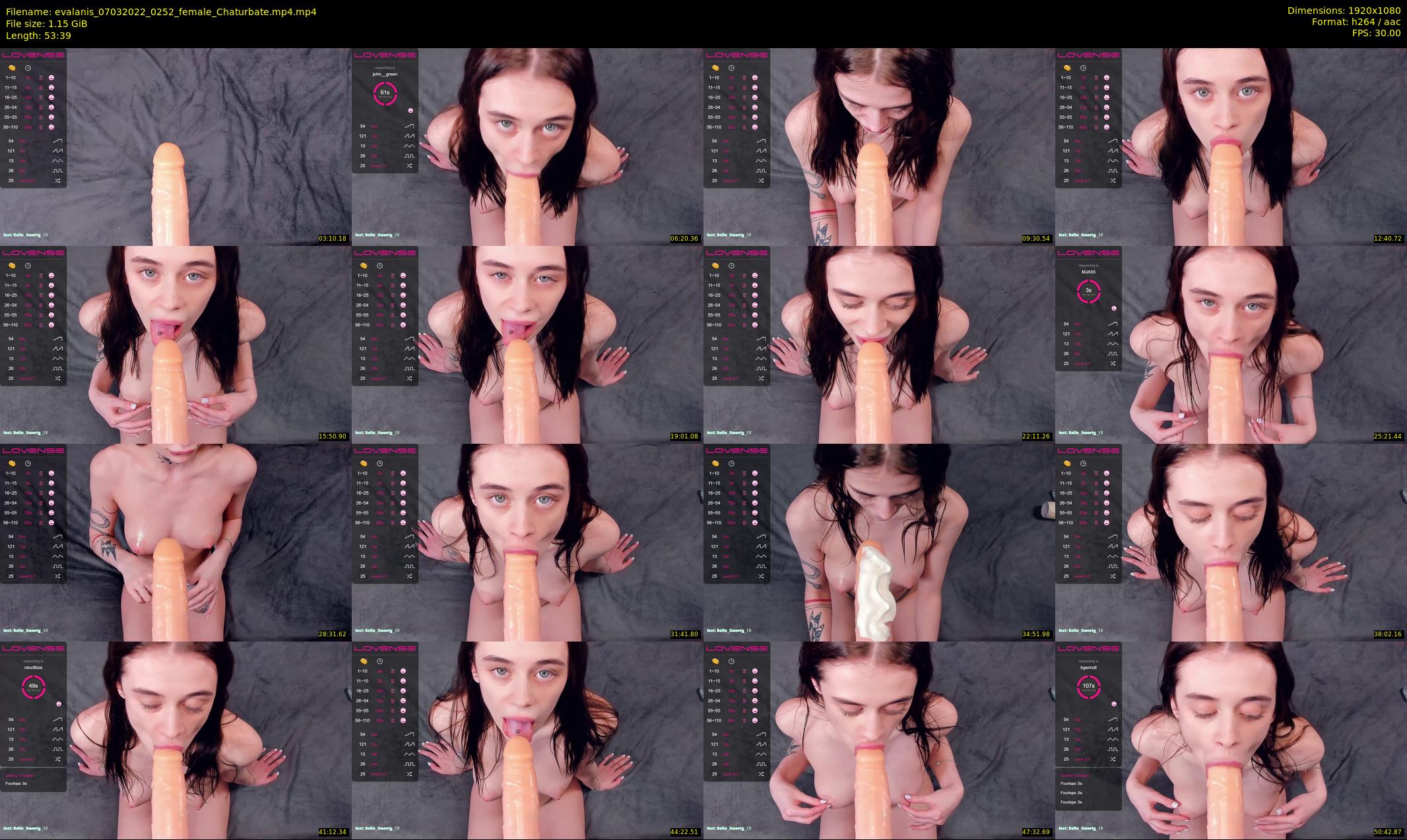 evalanis — 54 minute Chaturbate couple cam show recording, 1080p, Mar 7, 2022