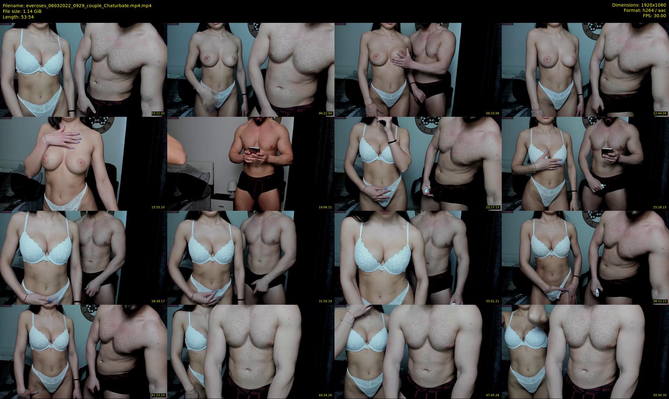 everoses — 54 minute Chaturbate couple cam show recording, 1080p, Mar 6, 2022