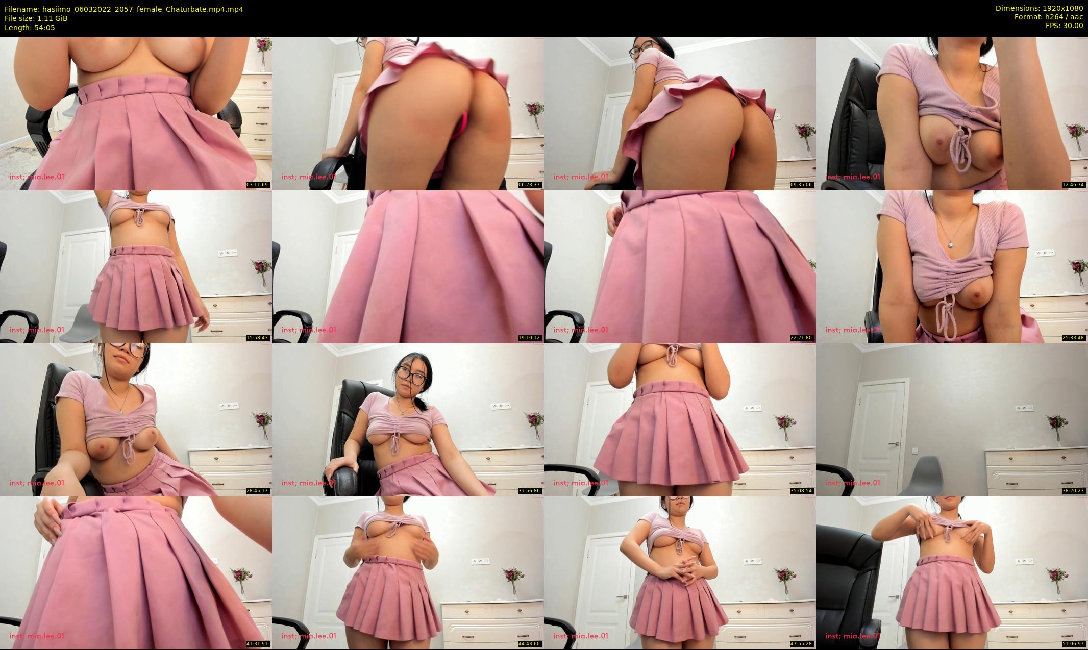 hasiimo — 55 minute Chaturbate female cam show recording, 1080p, Mar 6, 2022
