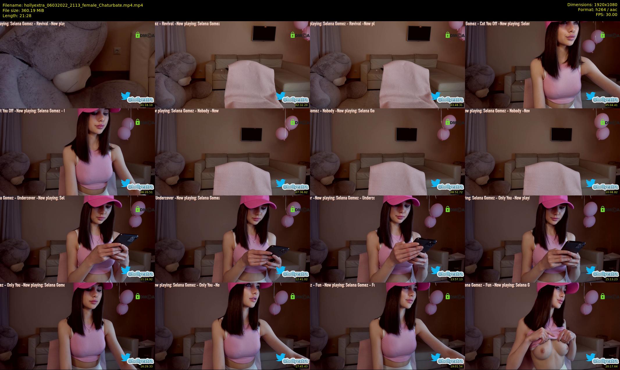 hollyextra — 22 minute Chaturbate female cam show recording, 1080p, Mar 6, 2022