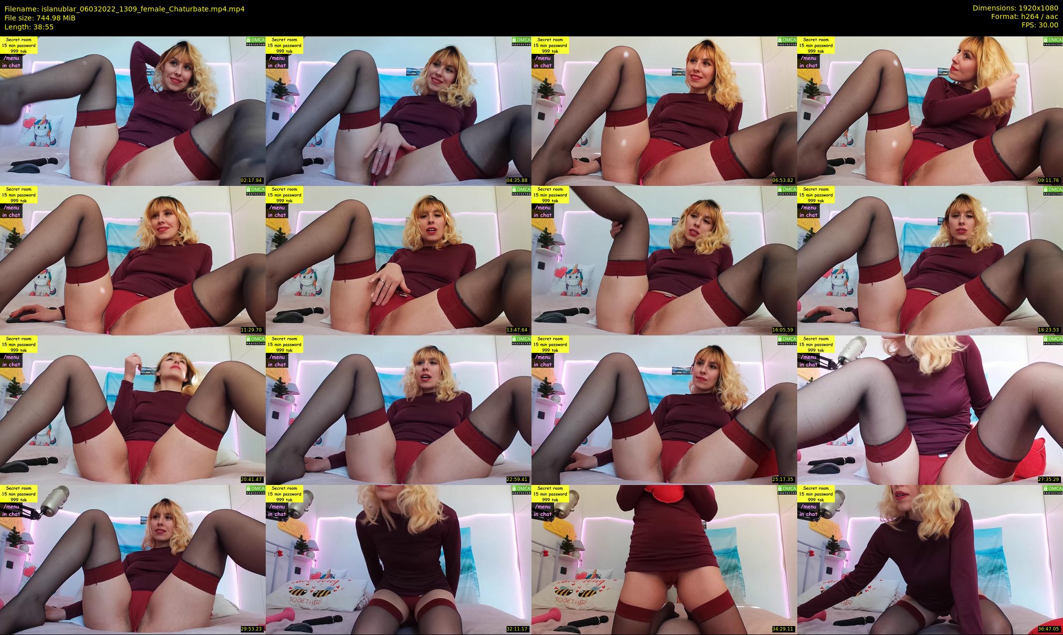 islanublar — 39 minute Chaturbate female cam show recording, 1080p, Mar 6, 2022