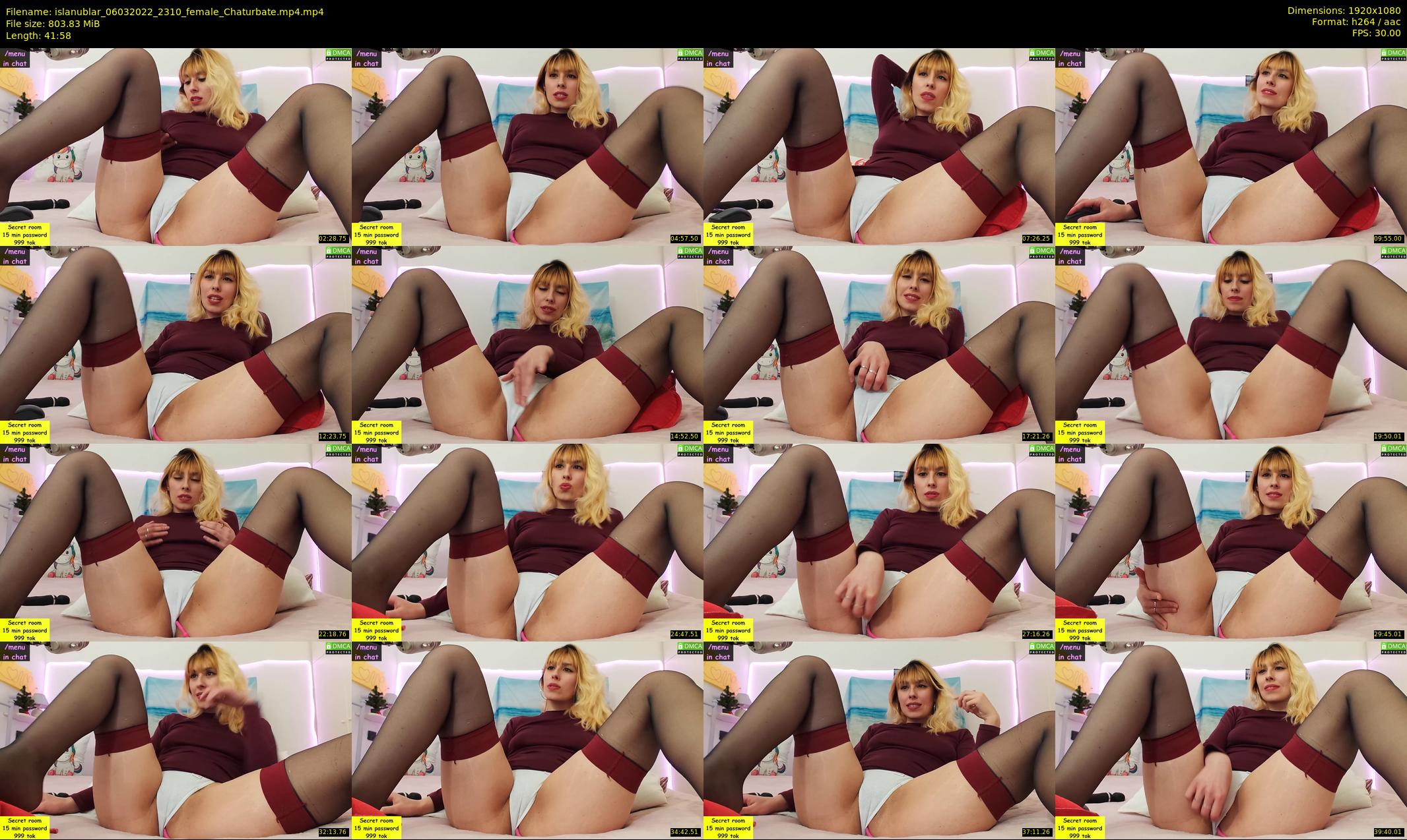islanublar — 42 minute Chaturbate female cam show recording, 1080p, Mar 6, 2022