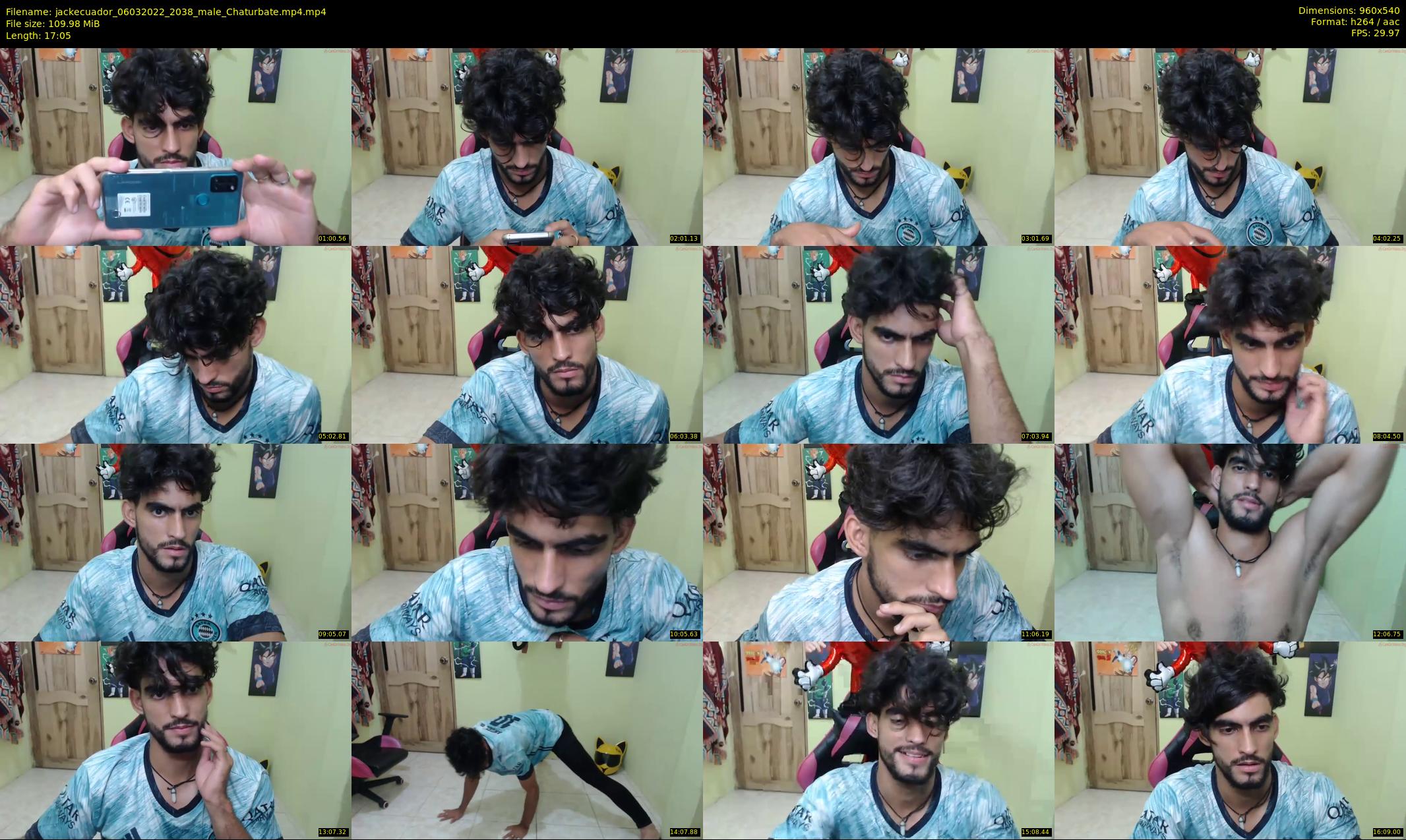 jackecuador — 18 minute Chaturbate male cam show recording, 480p, Mar 6, 2022