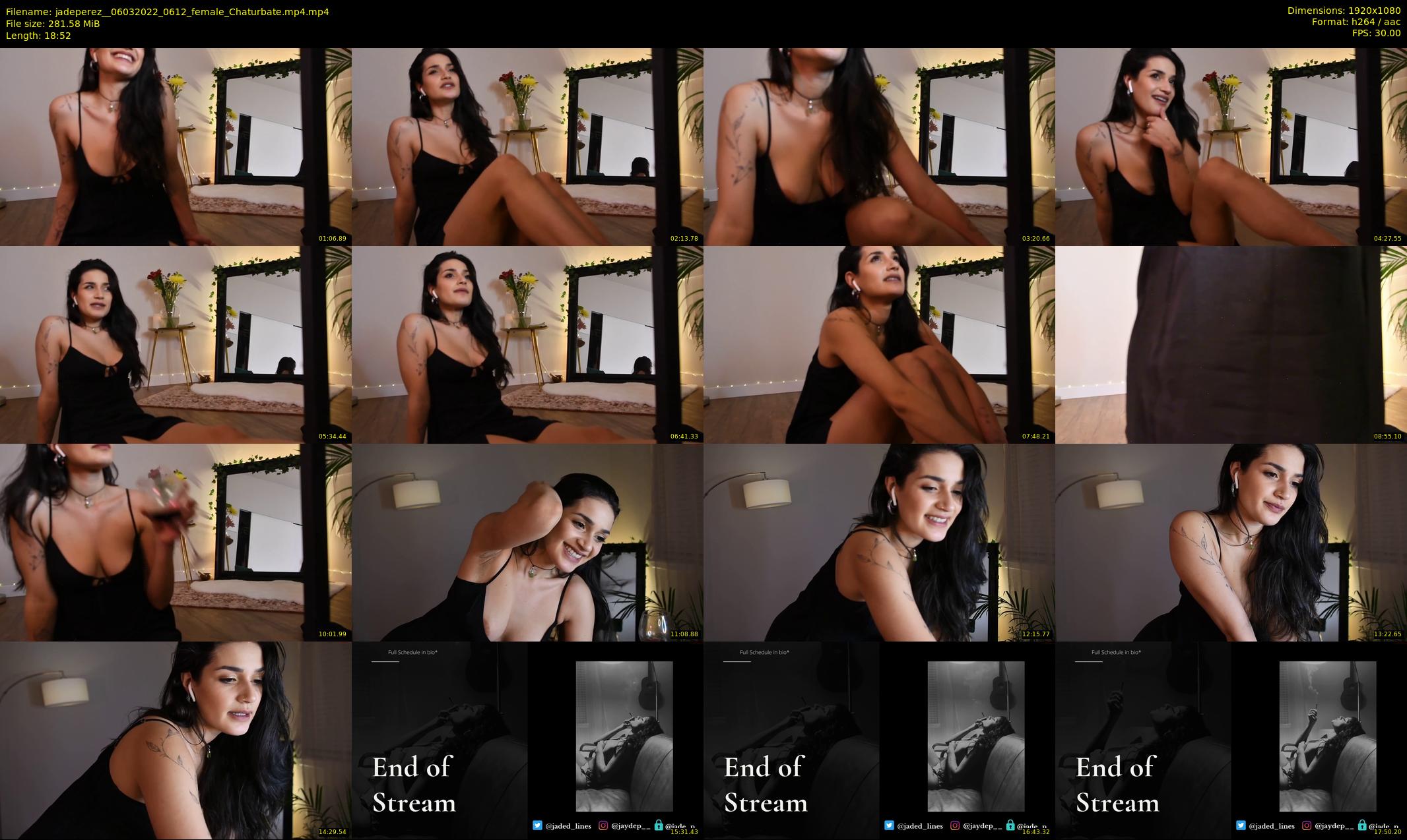 jadeperez_ — 19 minute Chaturbate female cam show recording, 1080p, Mar 6, 2022