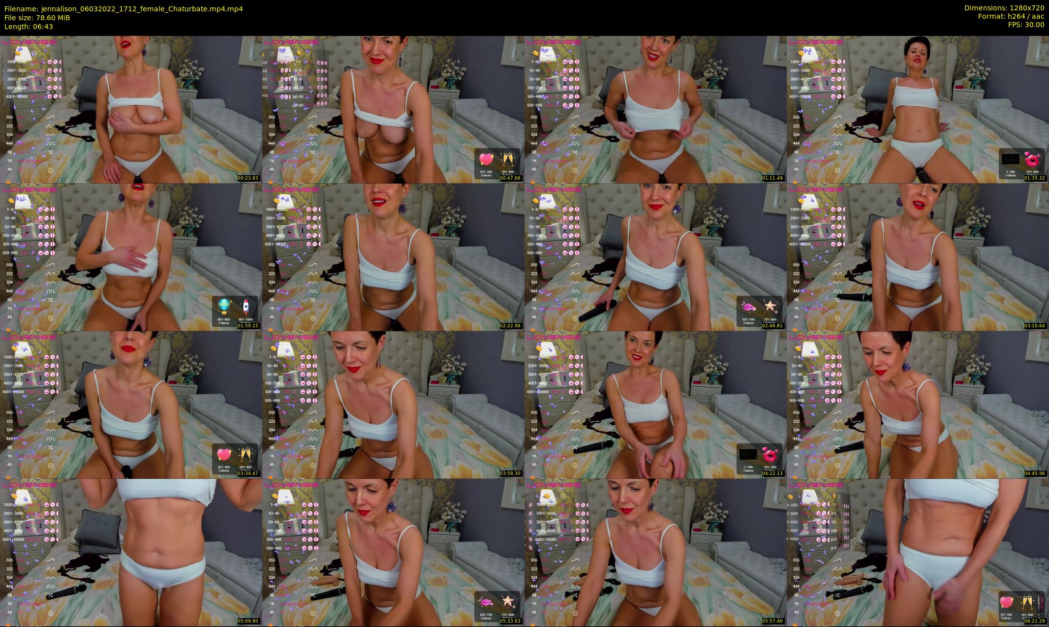 jennalison — 7 minute Chaturbate female cam show recording, 720p, Mar 6, 2022