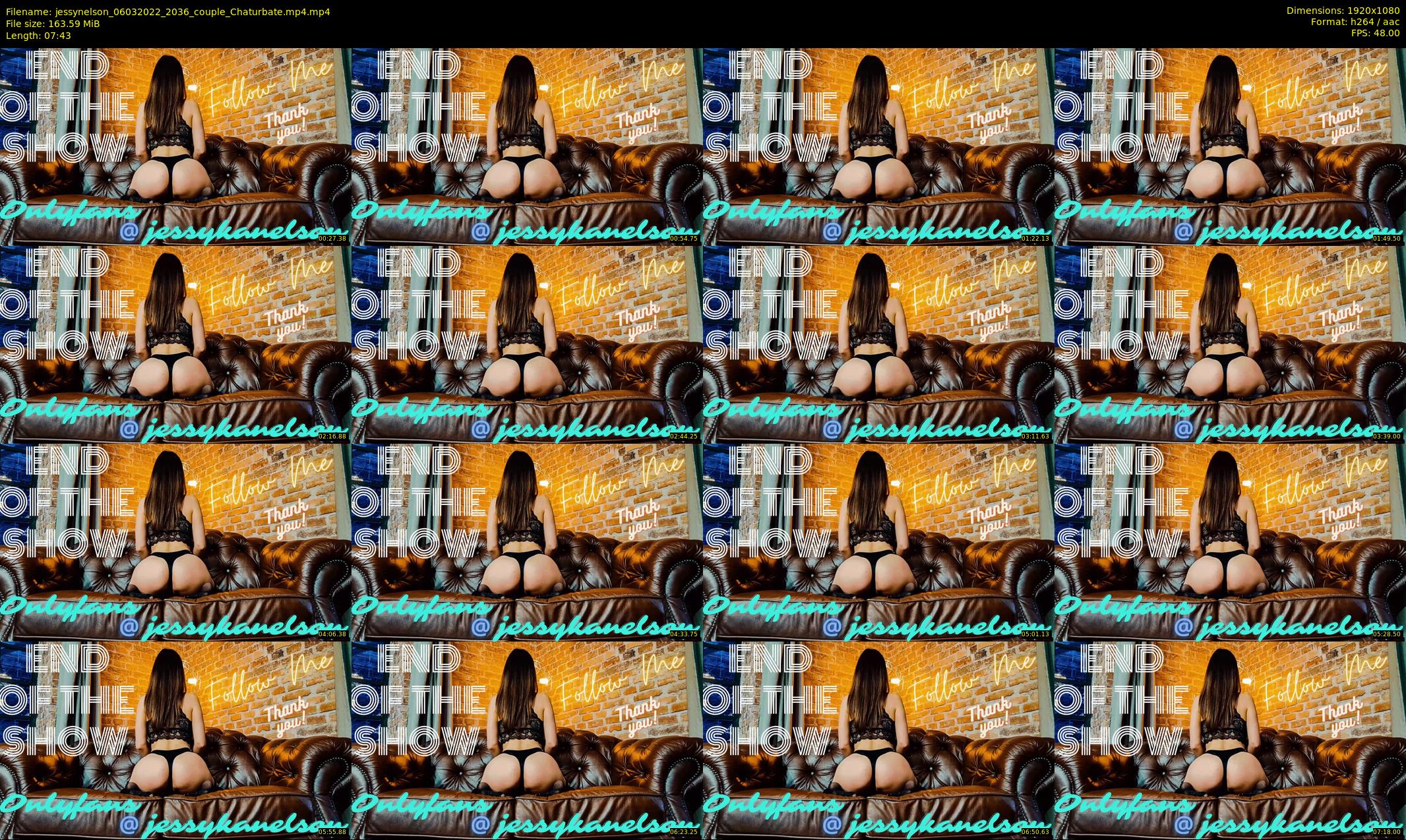 jessynelson — 8 minute Chaturbate female cam show recording, 1080p, Mar 6, 2022