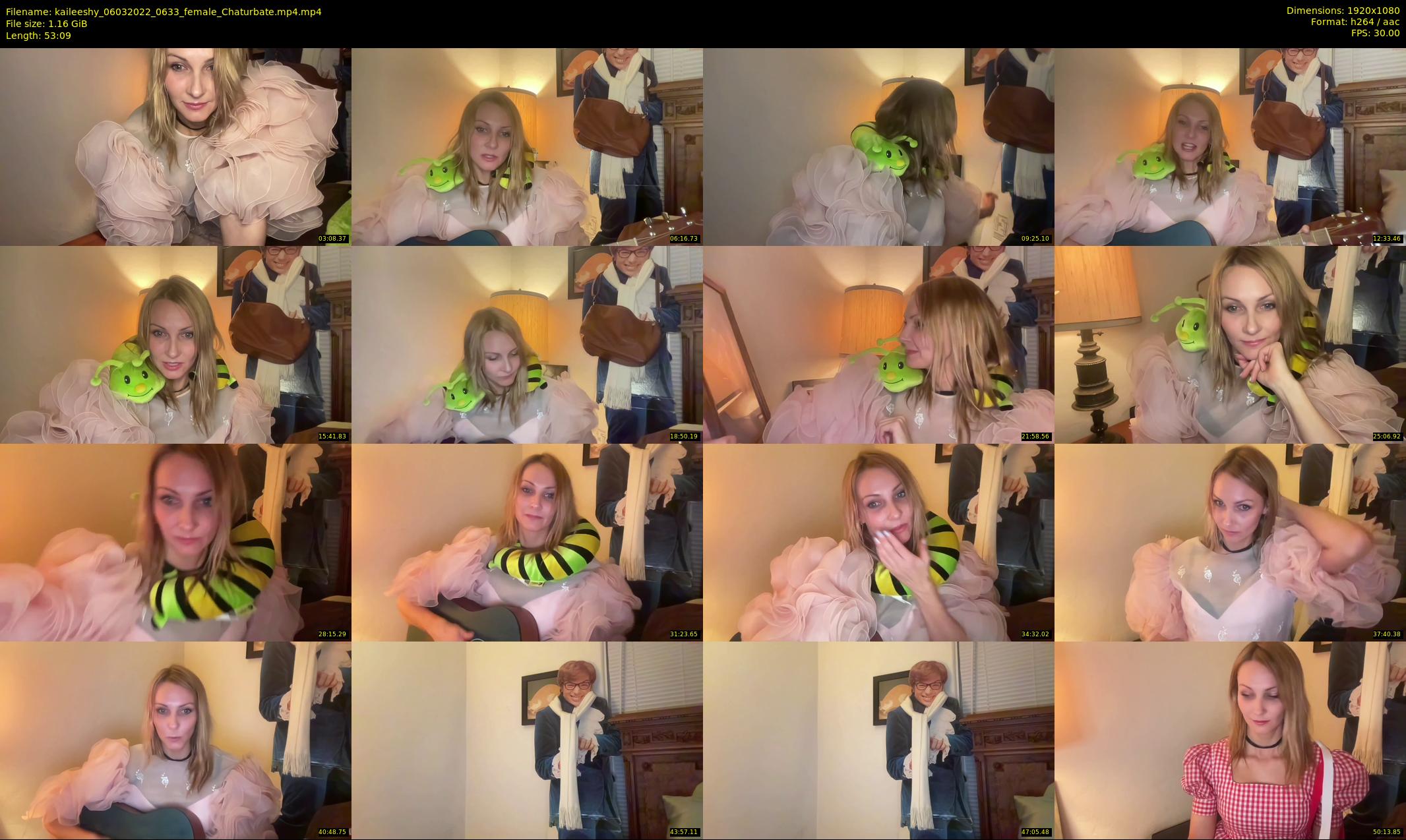 kaileeshy — 54 minute Chaturbate female cam show recording, 1080p, Mar 6, 2022