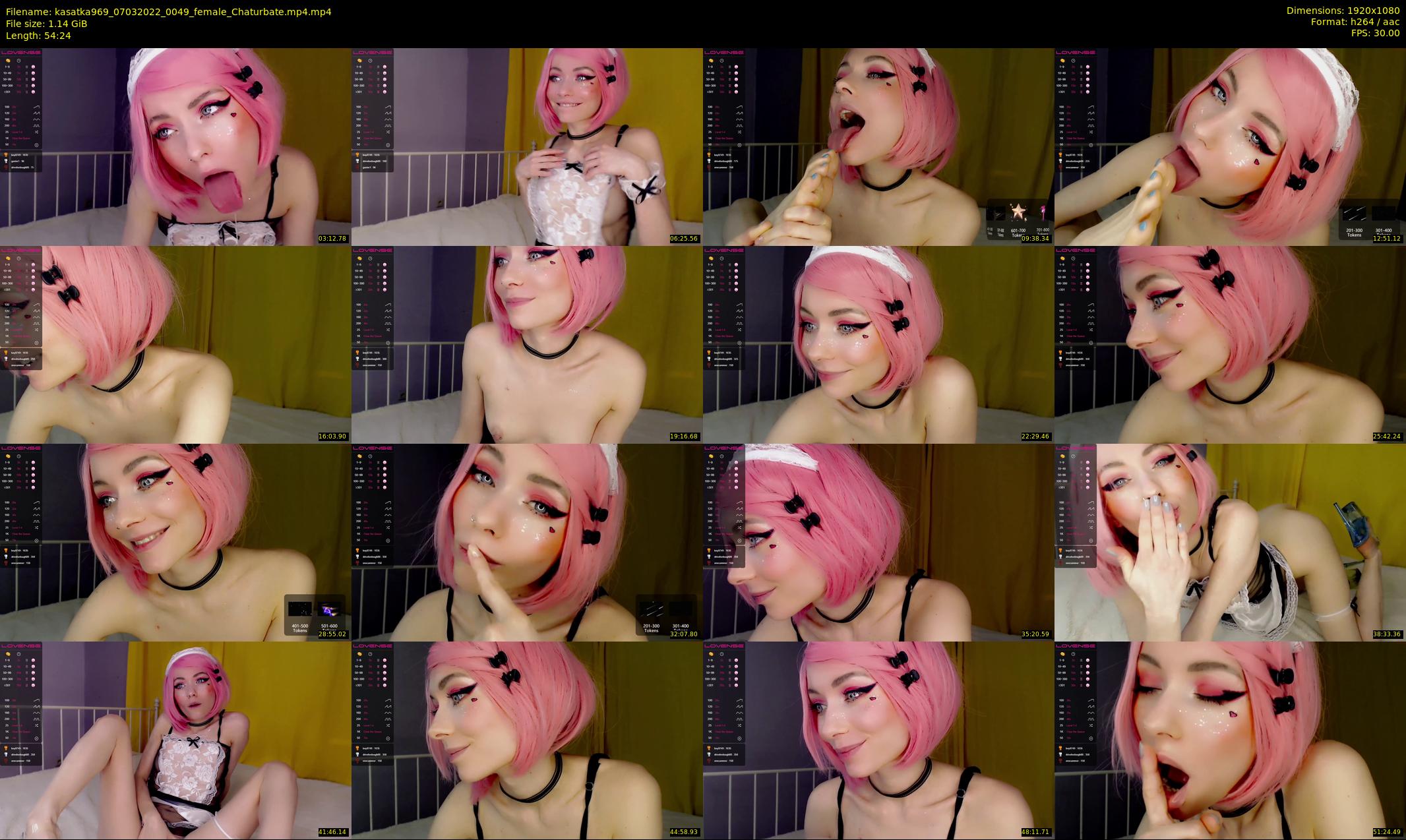 kasatka969 — 55 minute Chaturbate female cam show recording, 1080p, Mar 7, 2022