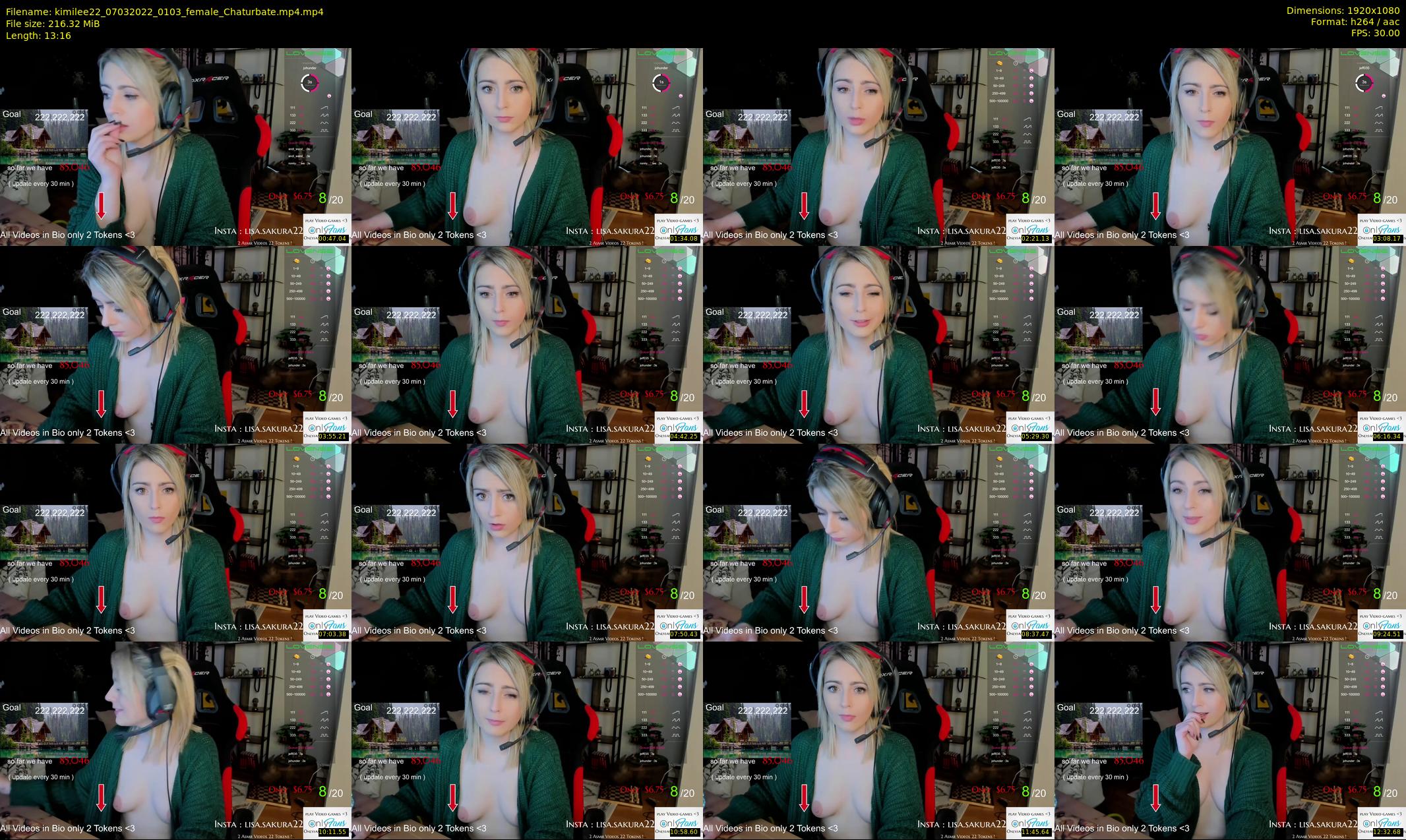 kimilee22 — 14 minute Chaturbate female cam show recording, 1080p, Mar 7, 2022