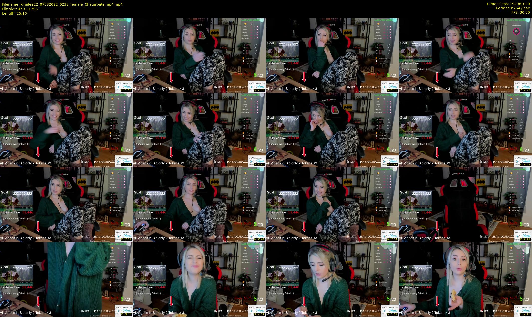 kimilee22 — 26 minute Chaturbate female cam show recording, 1080p, Mar 7, 2022
