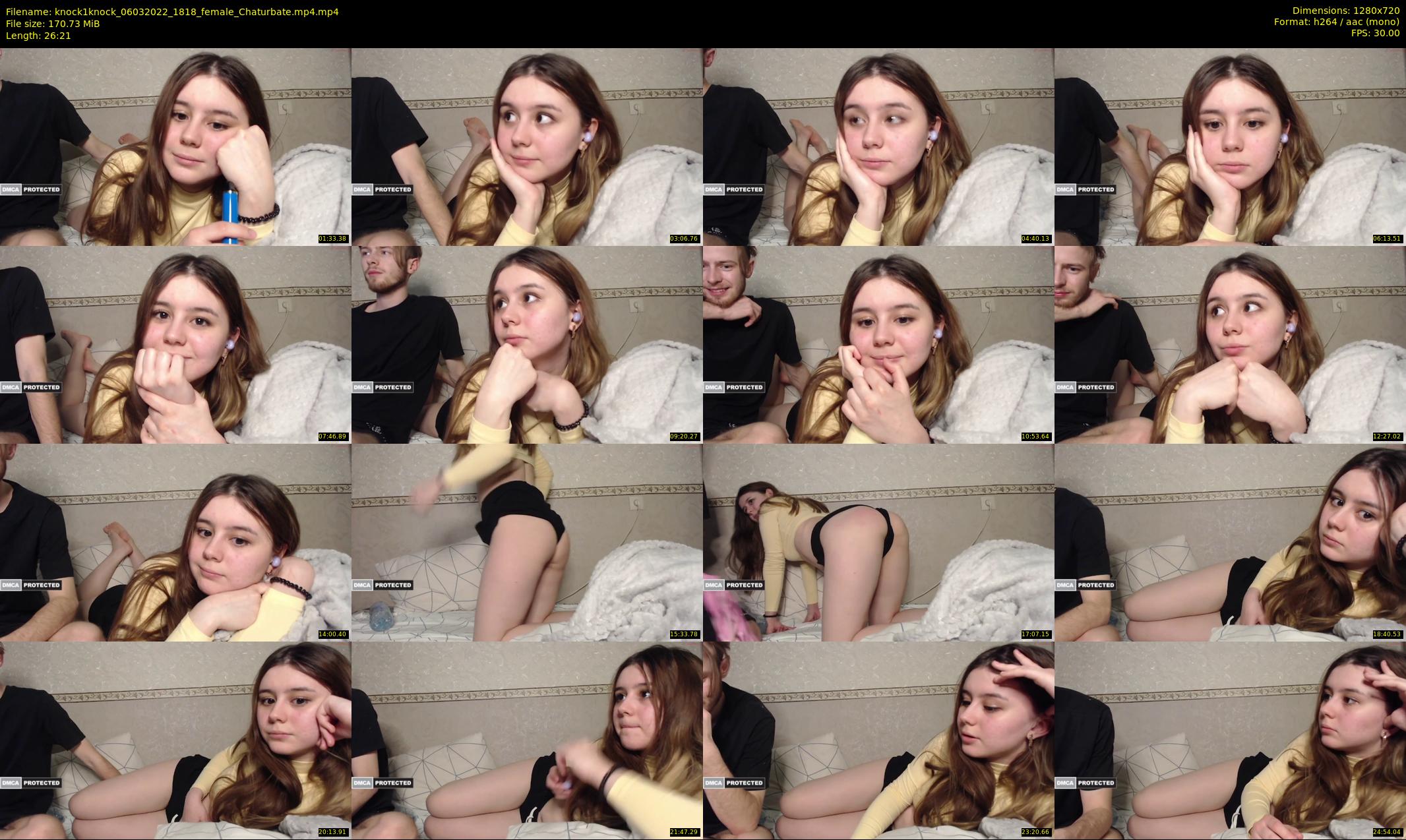 knock1knock — 27 minute Chaturbate couple cam show recording, 720p, Mar 6, 2022