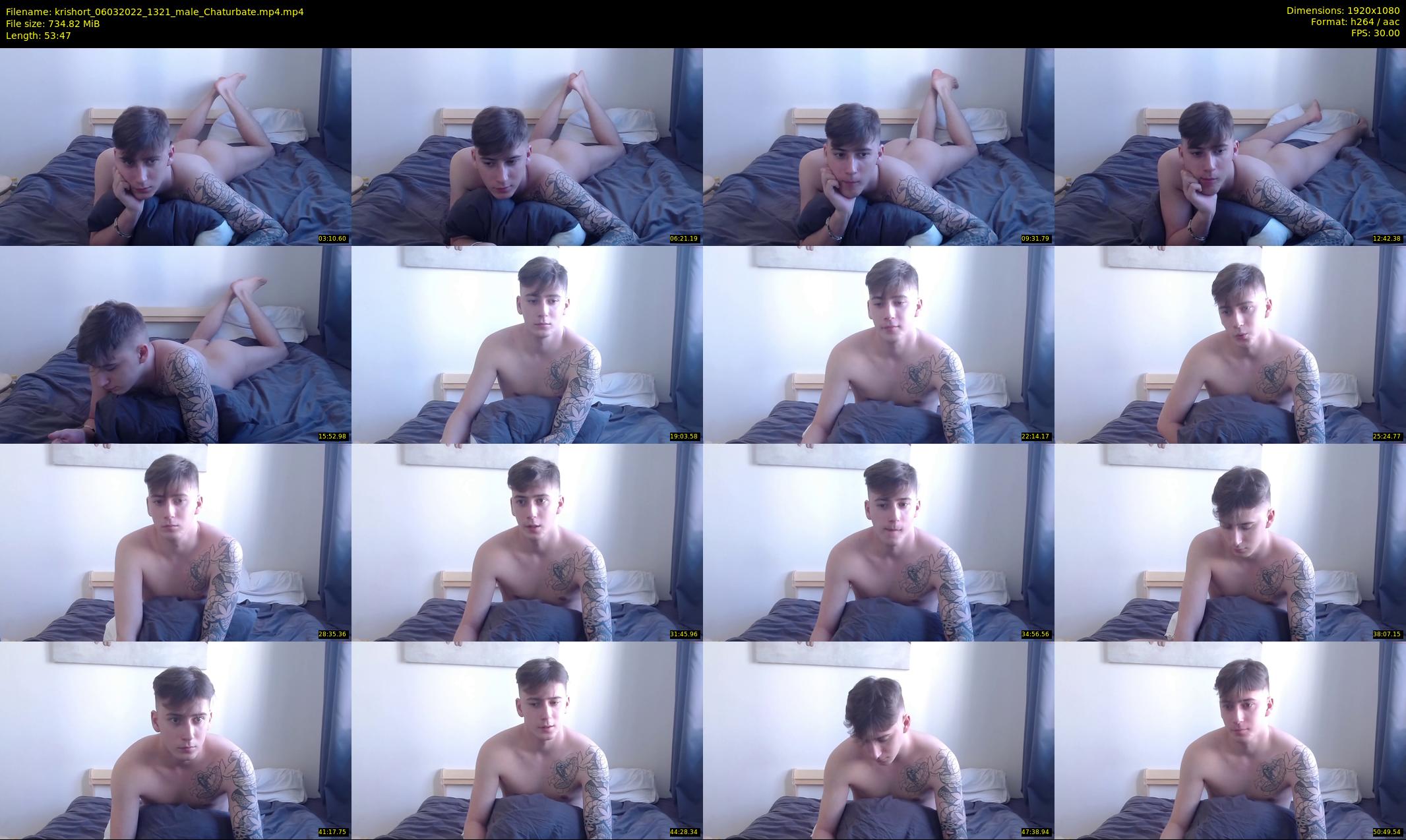 krishort — 54 minute Chaturbate male cam show recording, 1080p, Mar 6, 2022