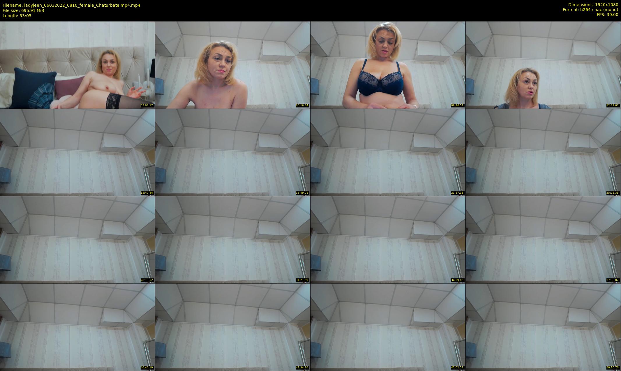 ladyjeen — 54 minute Chaturbate female cam show recording, 1080p, Mar 6, 2022