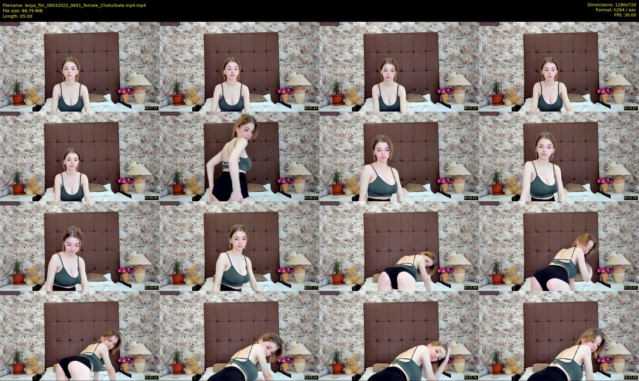 lesya_flin — 5 minute Chaturbate female cam show recording, 720p, Mar 6, 2022