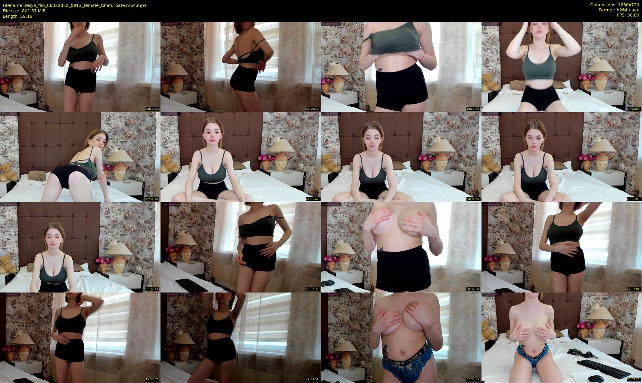 lesya_flin — 60 minute Chaturbate female cam show recording, 720p, Mar 6, 2022