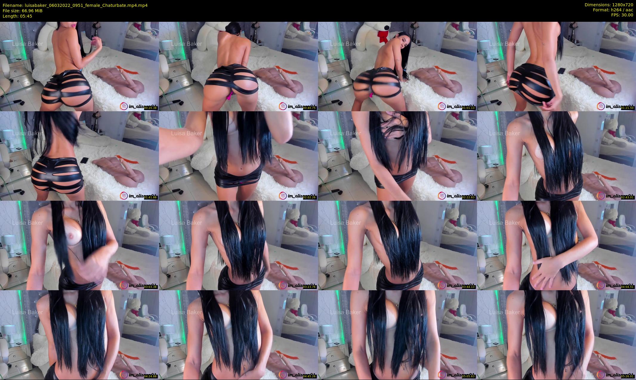 luisabaker — 6 minute Chaturbate female cam show recording, 720p, Mar 6, 2022