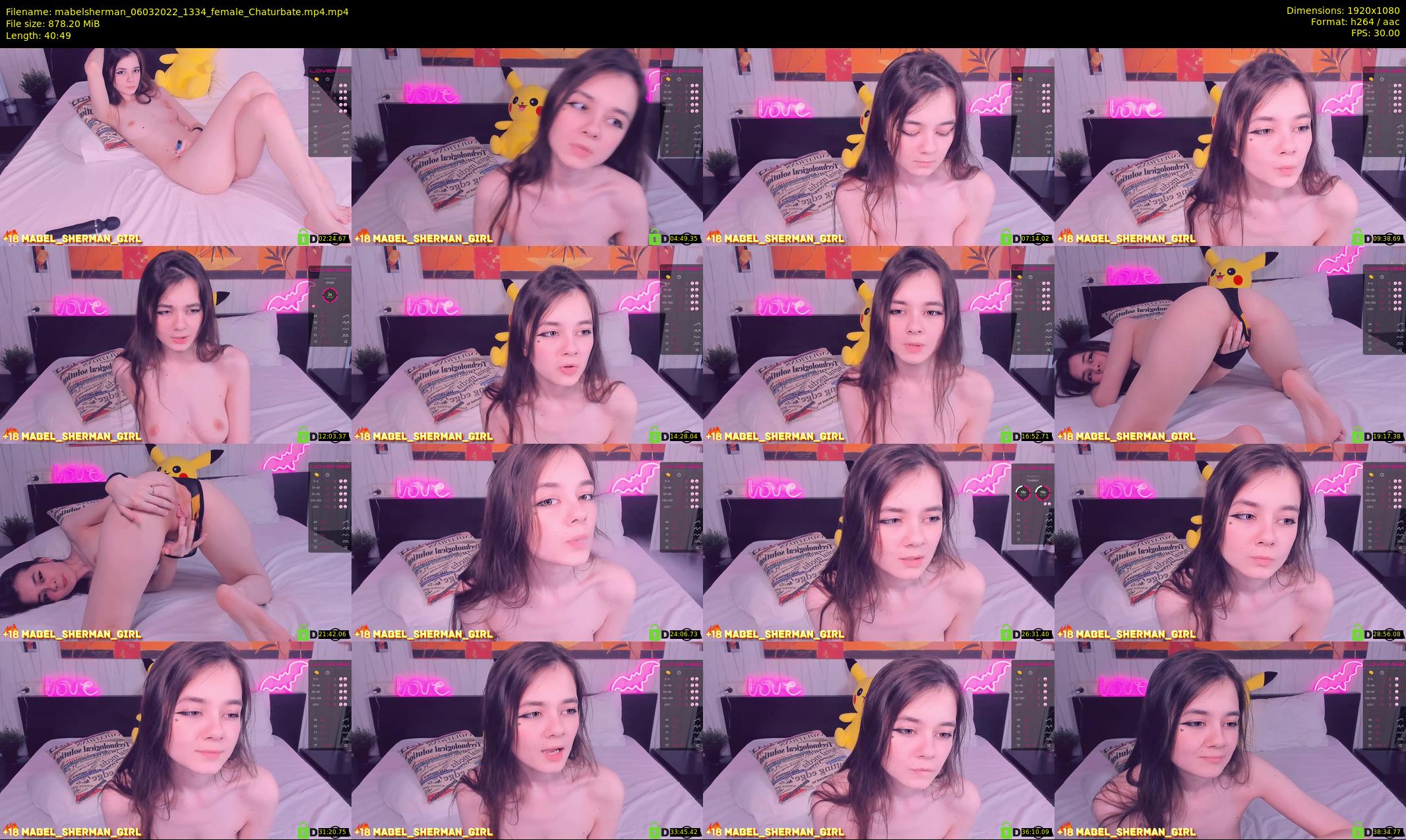 mabelsherman — 41 minute Chaturbate couple cam show recording, 1080p, Mar 6, 2022
