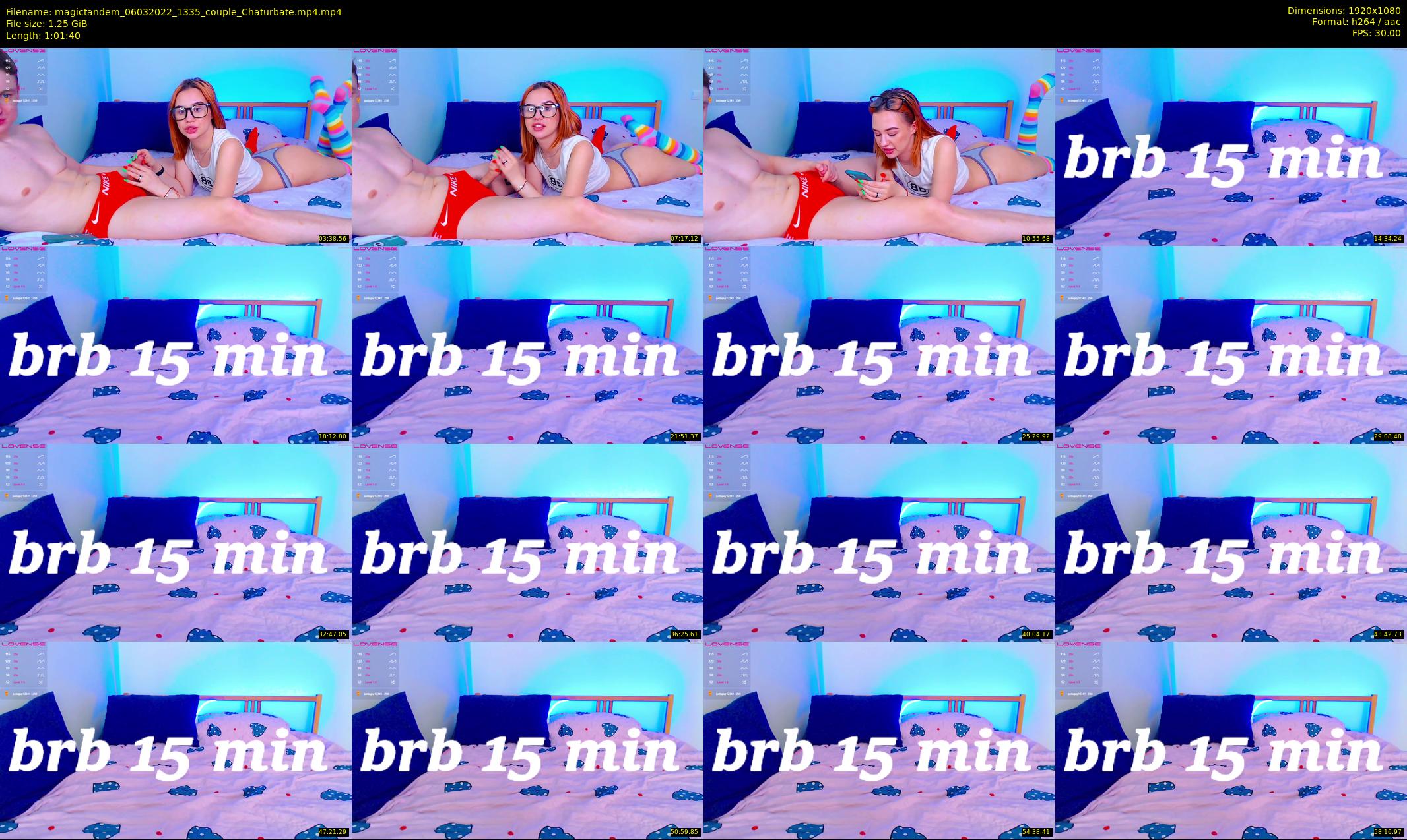 magictandem — 62 minute Chaturbate couple cam show recording, 1080p, Mar 6, 2022