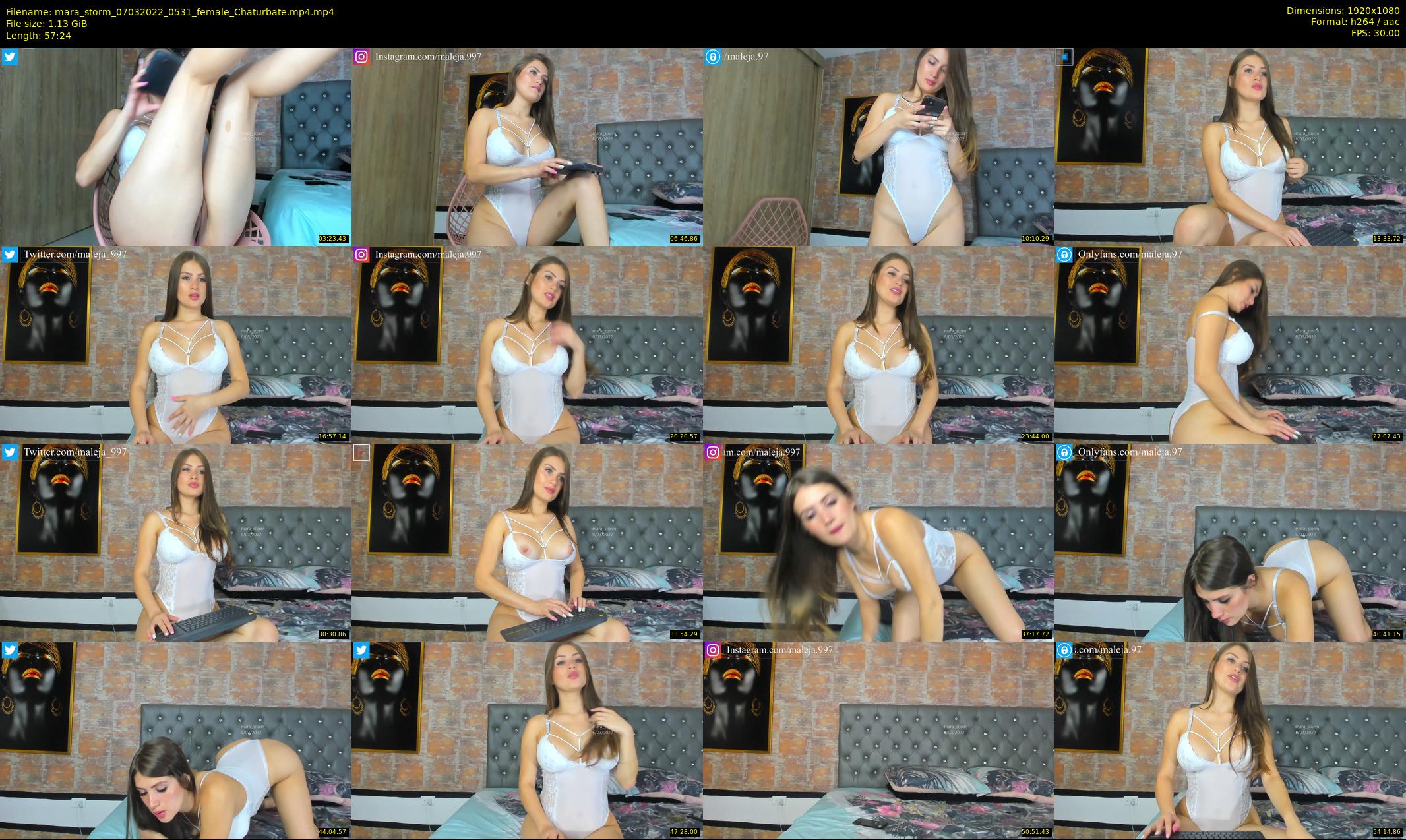 mara_storm — 58 minute Chaturbate female cam show recording, 1080p, Mar 7, 2022